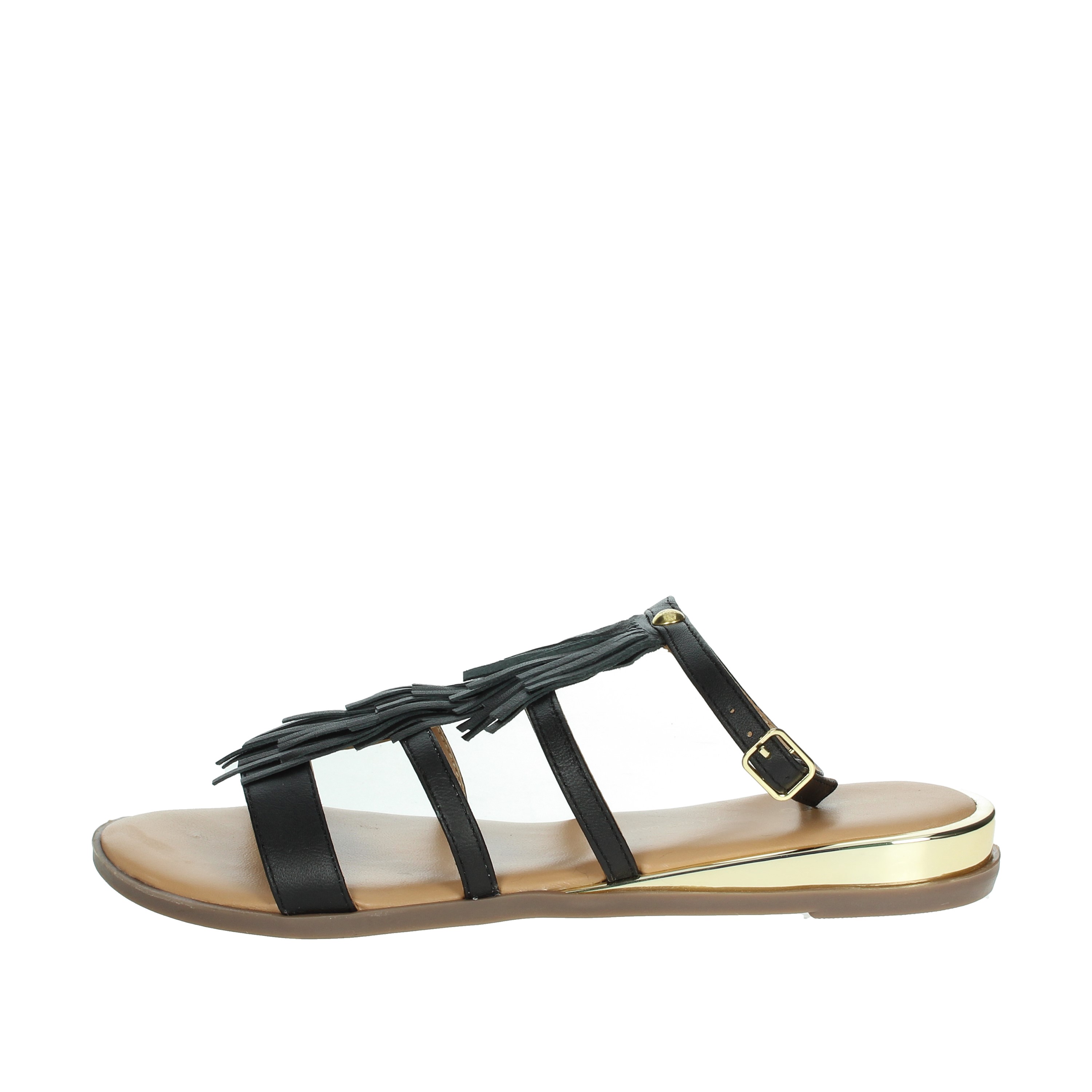 SANDALI BASSI 75219 NERO