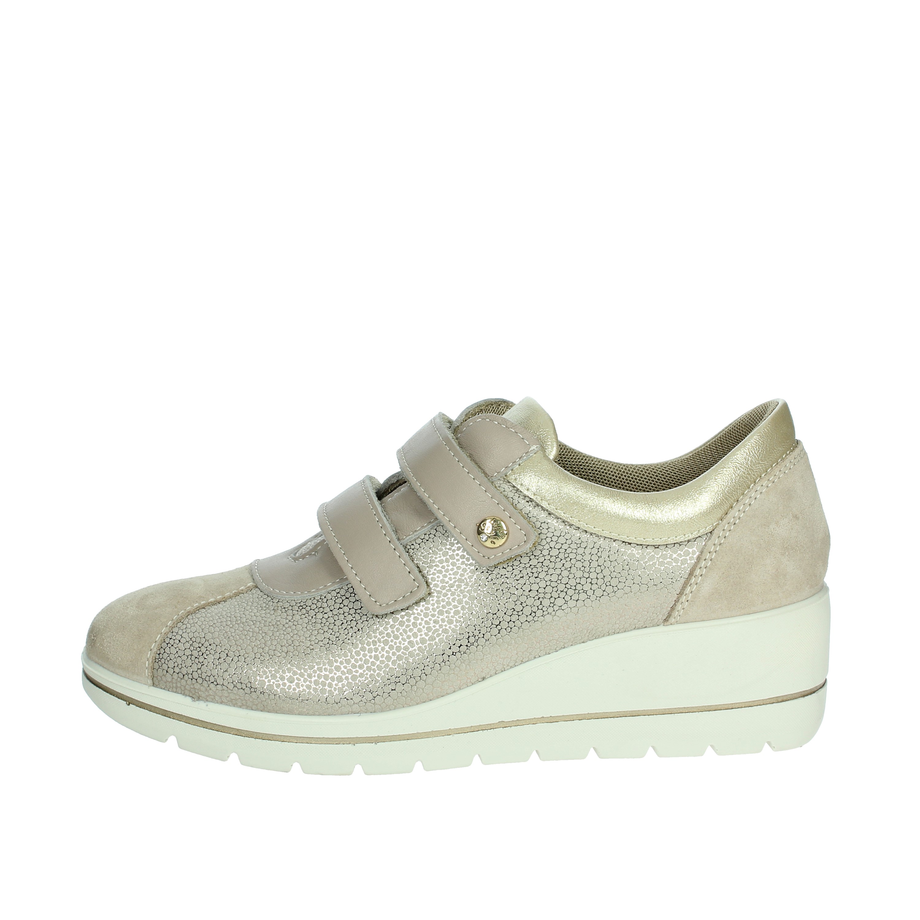 SNEAKERS BASSA 755780 BEIGE/ORO