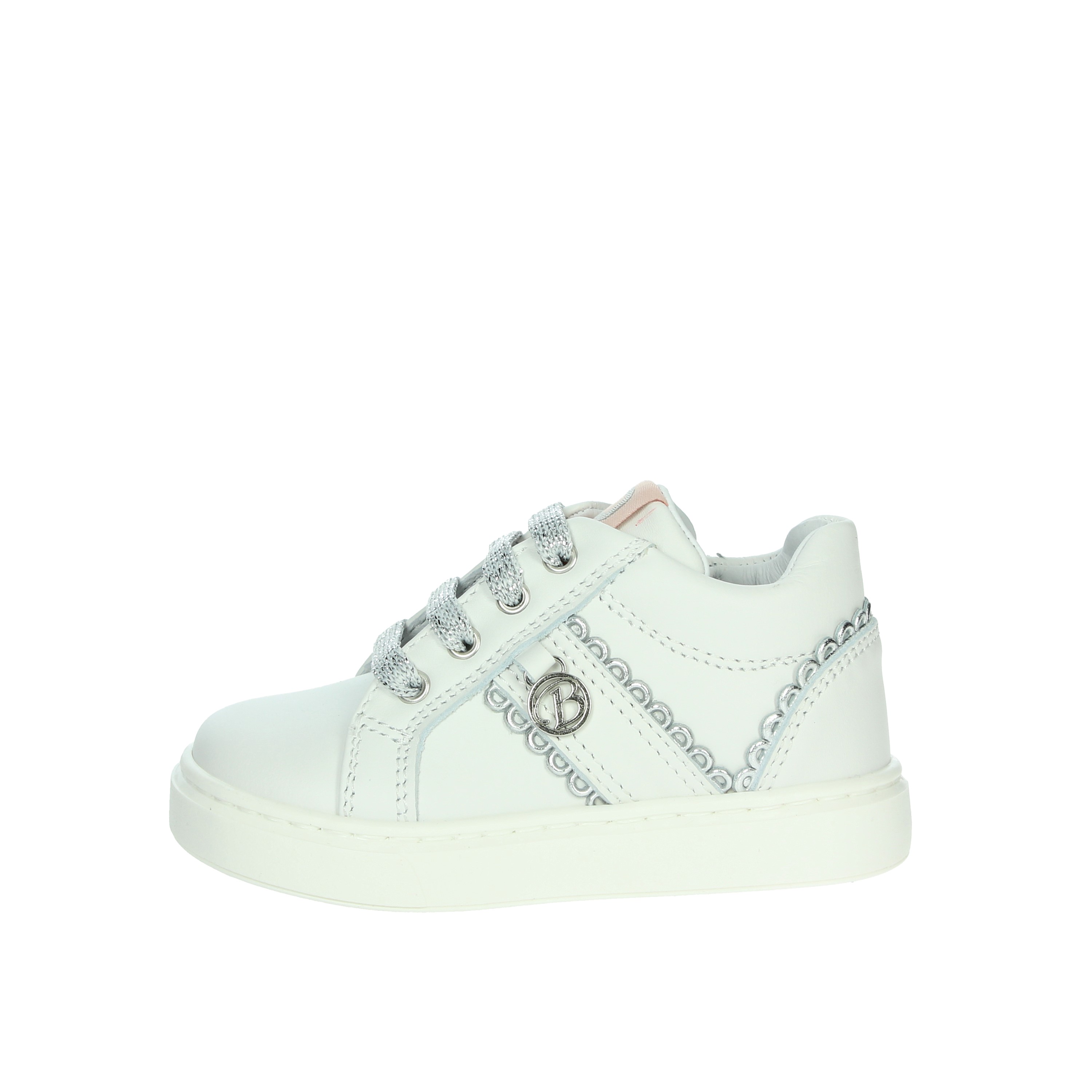 SNEAKERS BASSA CITA6826 BIANCO/ARGENTO