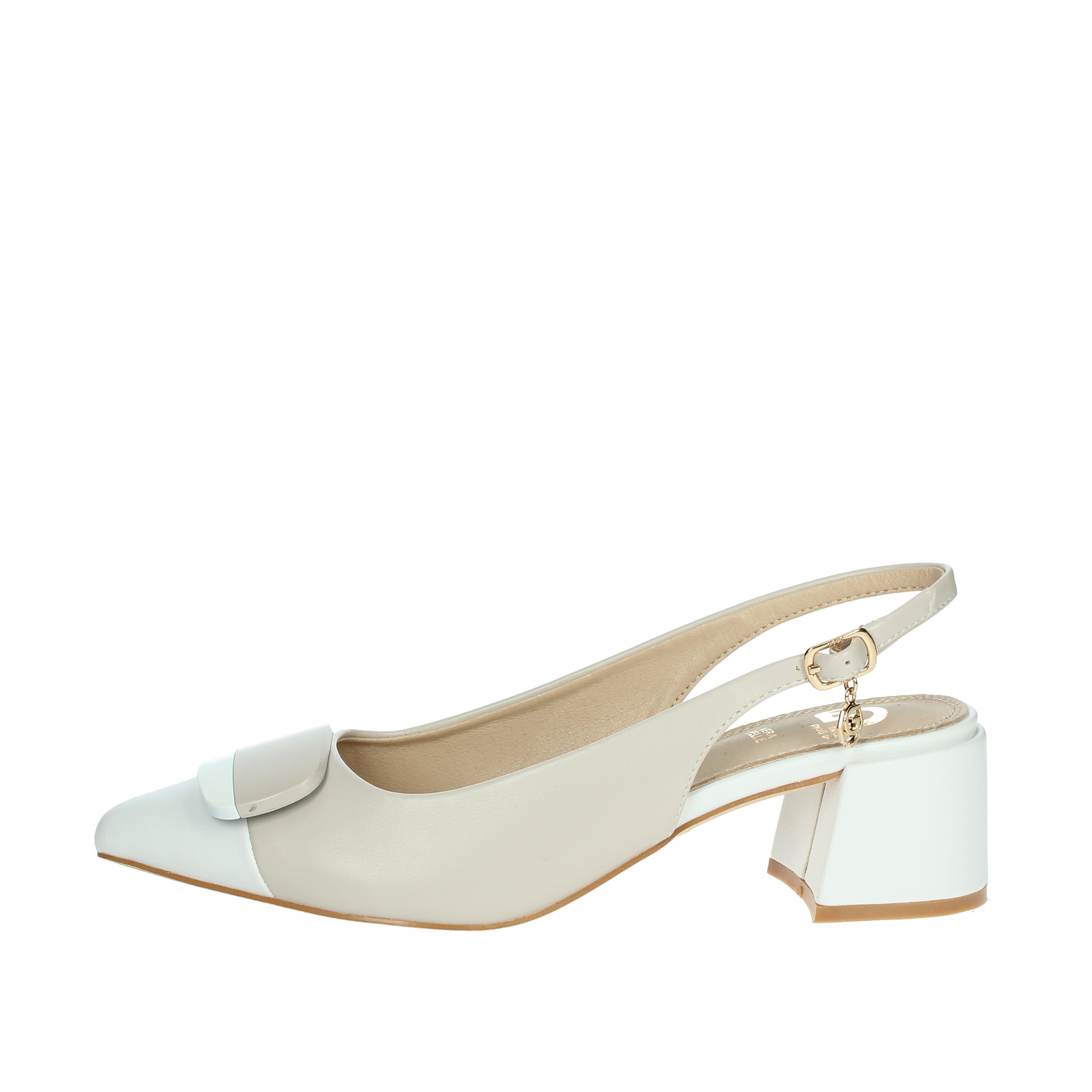 DECOLLETE' GD269 BIANCO/BEIGE