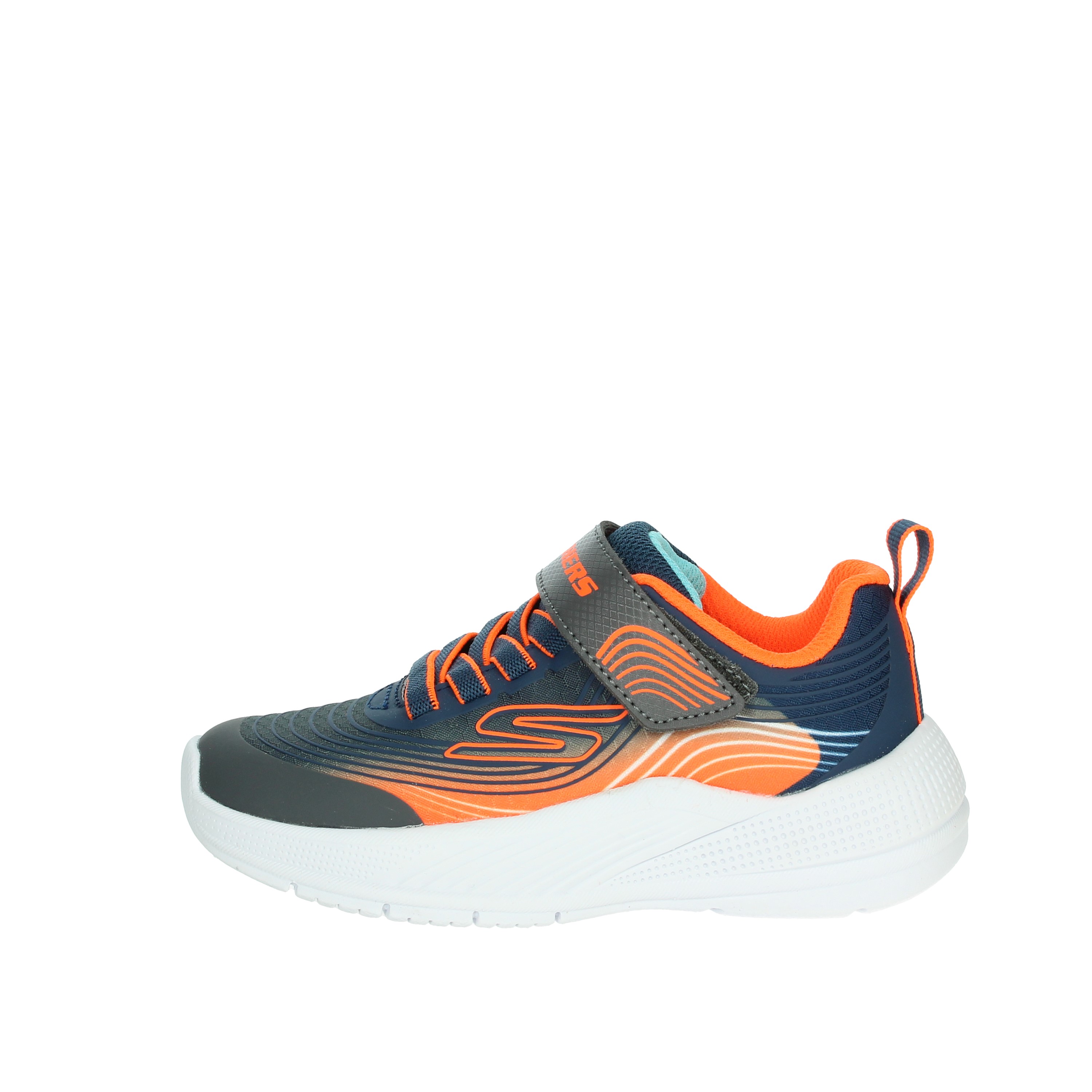 SNEAKERS BASSA 403926L BLU/ARANCIONE