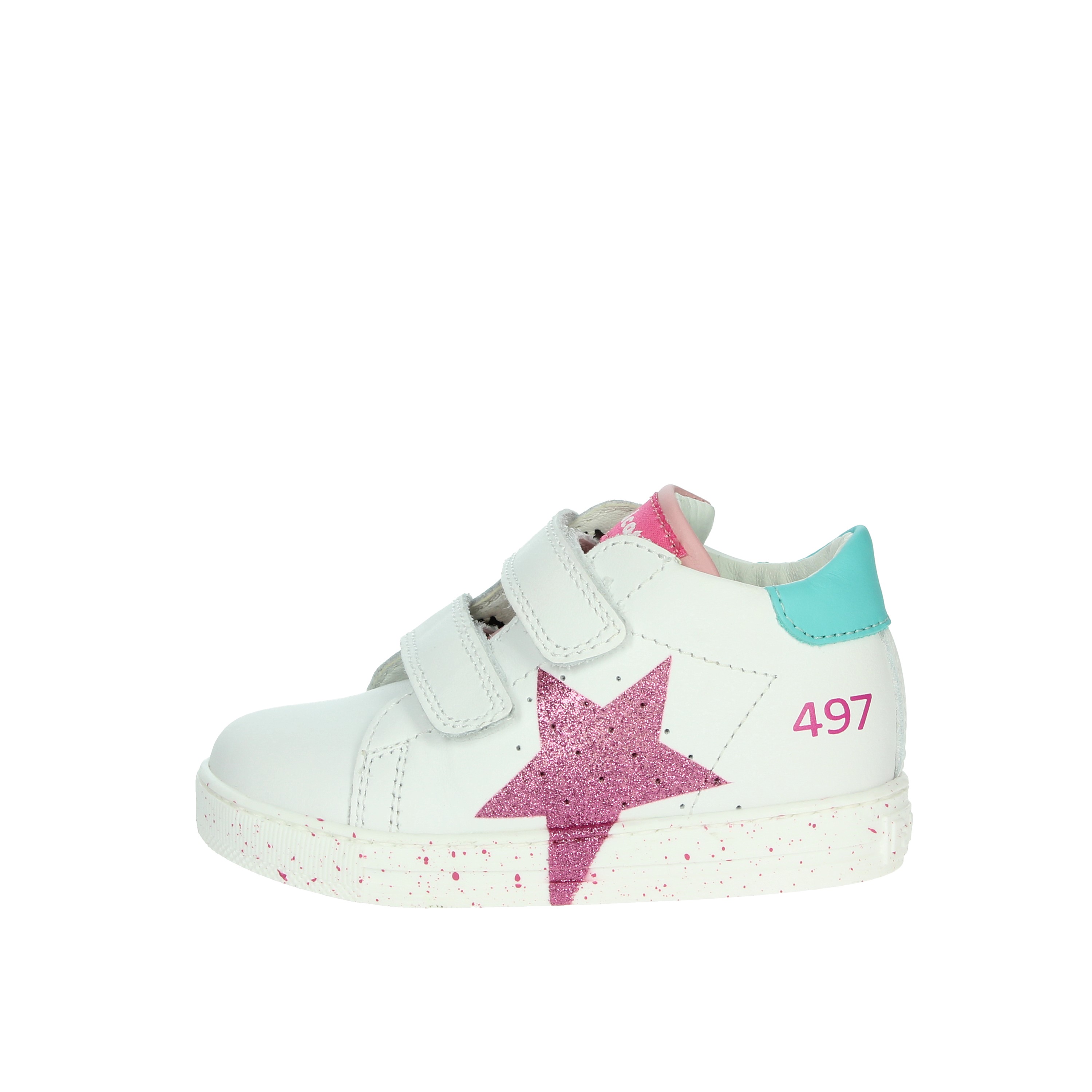 SNEAKERS BASSA 0012015346.01.2N63 BIANCO/FUCSIA