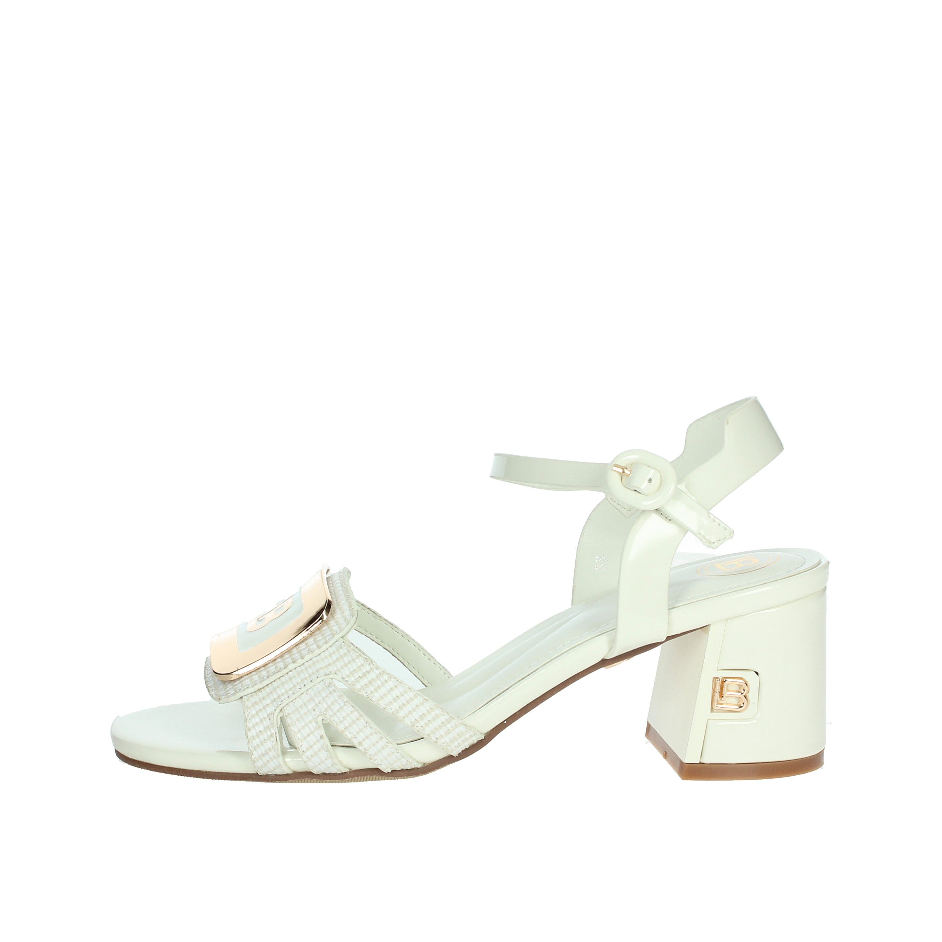 SANDALI CON TACCO 9049 BIANCO