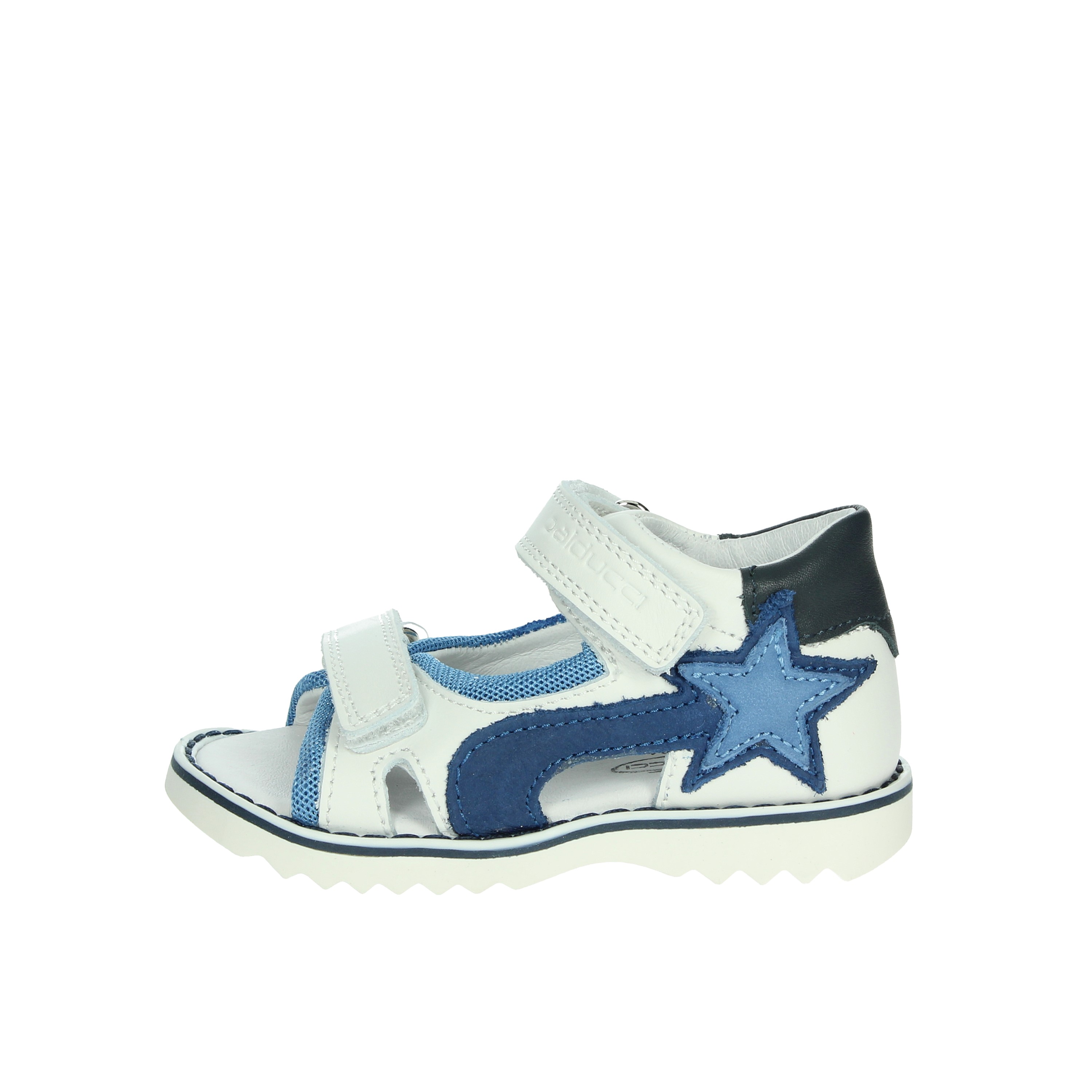 SANDALI BASSI CITA6988 BIANCO/AZZURRO