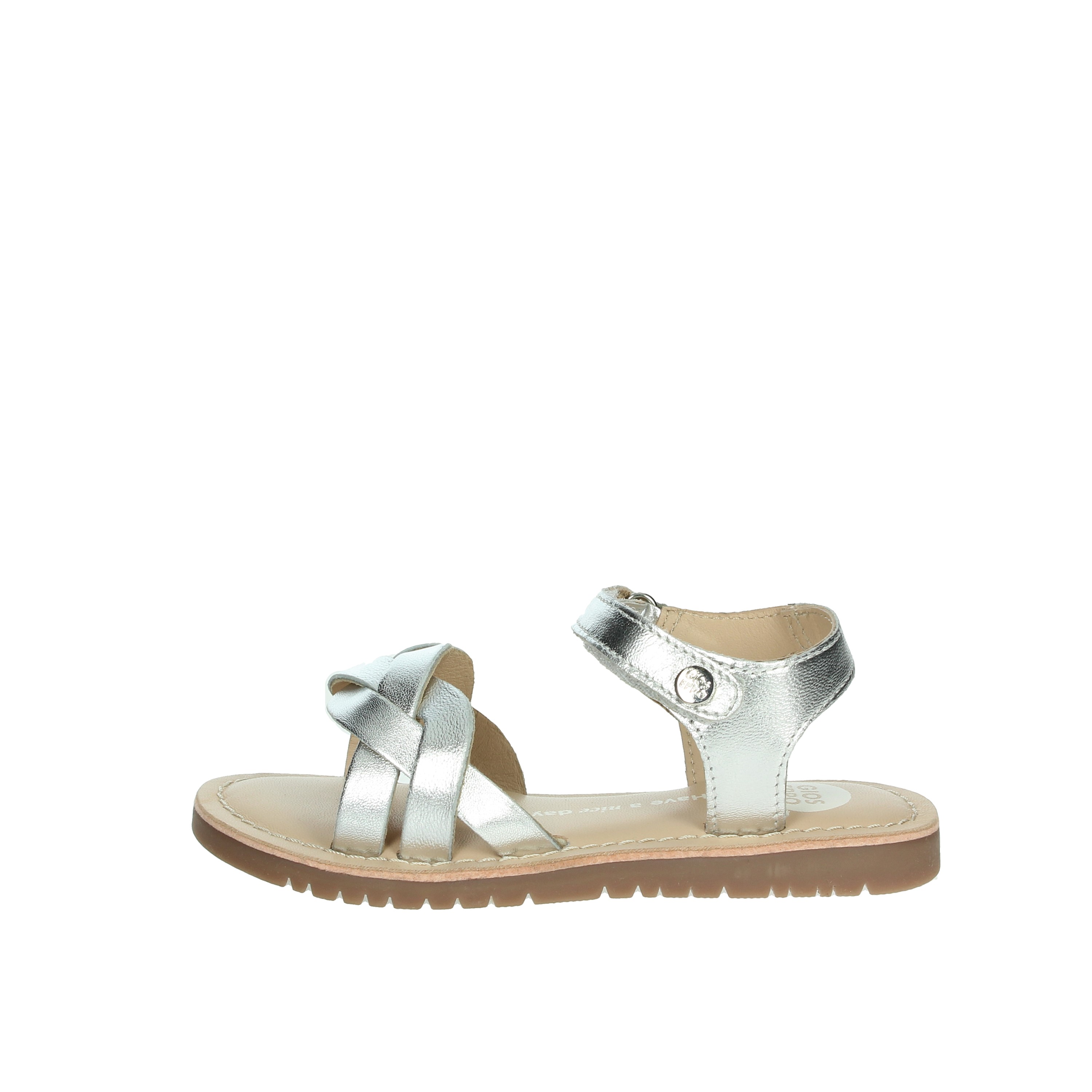 SANDALI BASSI 75332 ARGENTO
