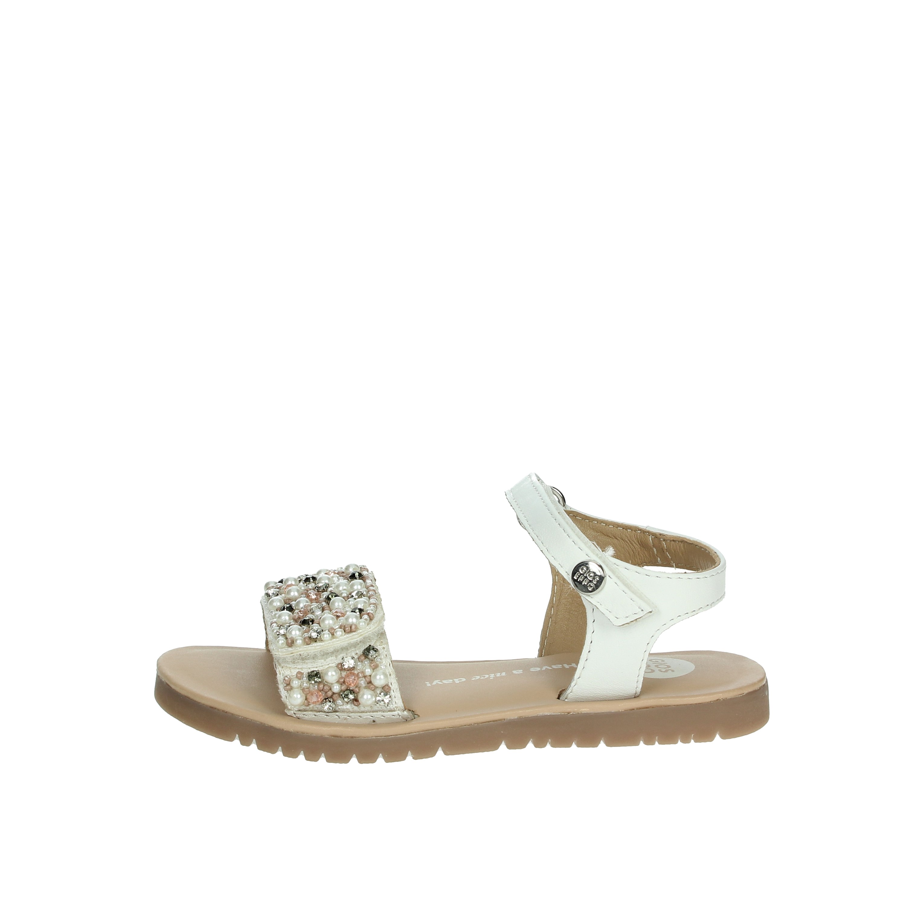 SANDALI BASSI 74113 BIANCO