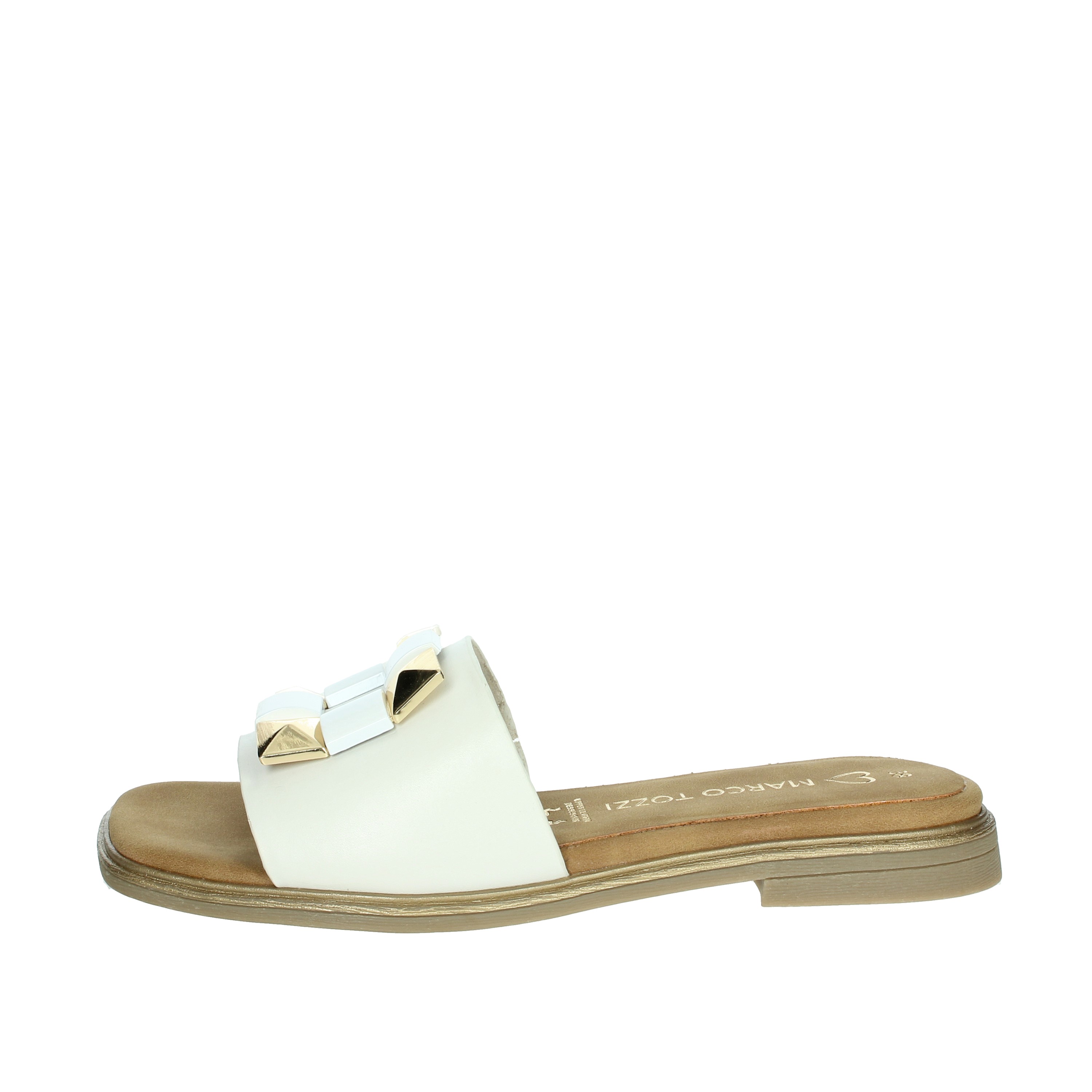 CIABATTE BASSE 2-27102-44 BIANCO