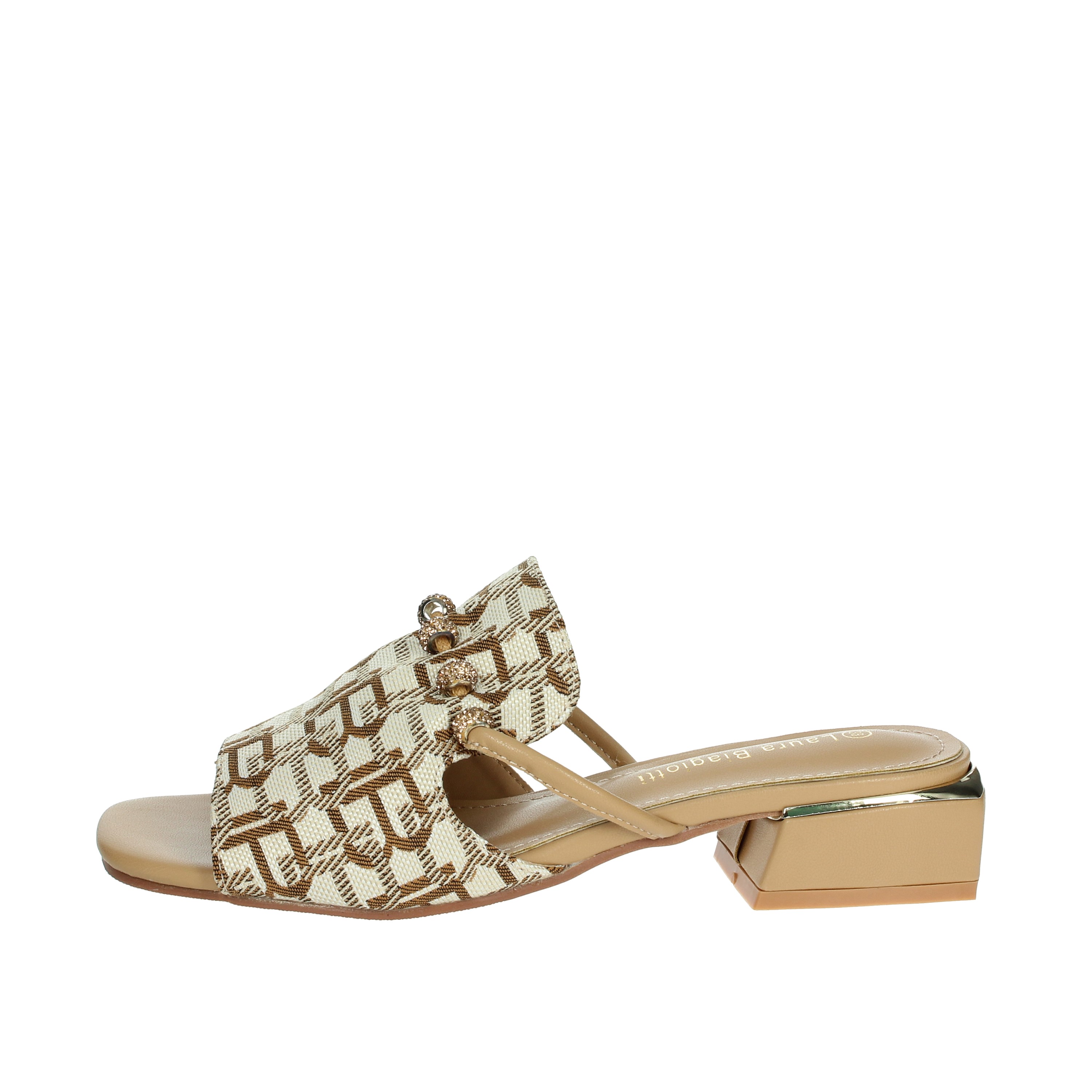 CIABATTE BASSE 9016 BEIGE/CUOIO