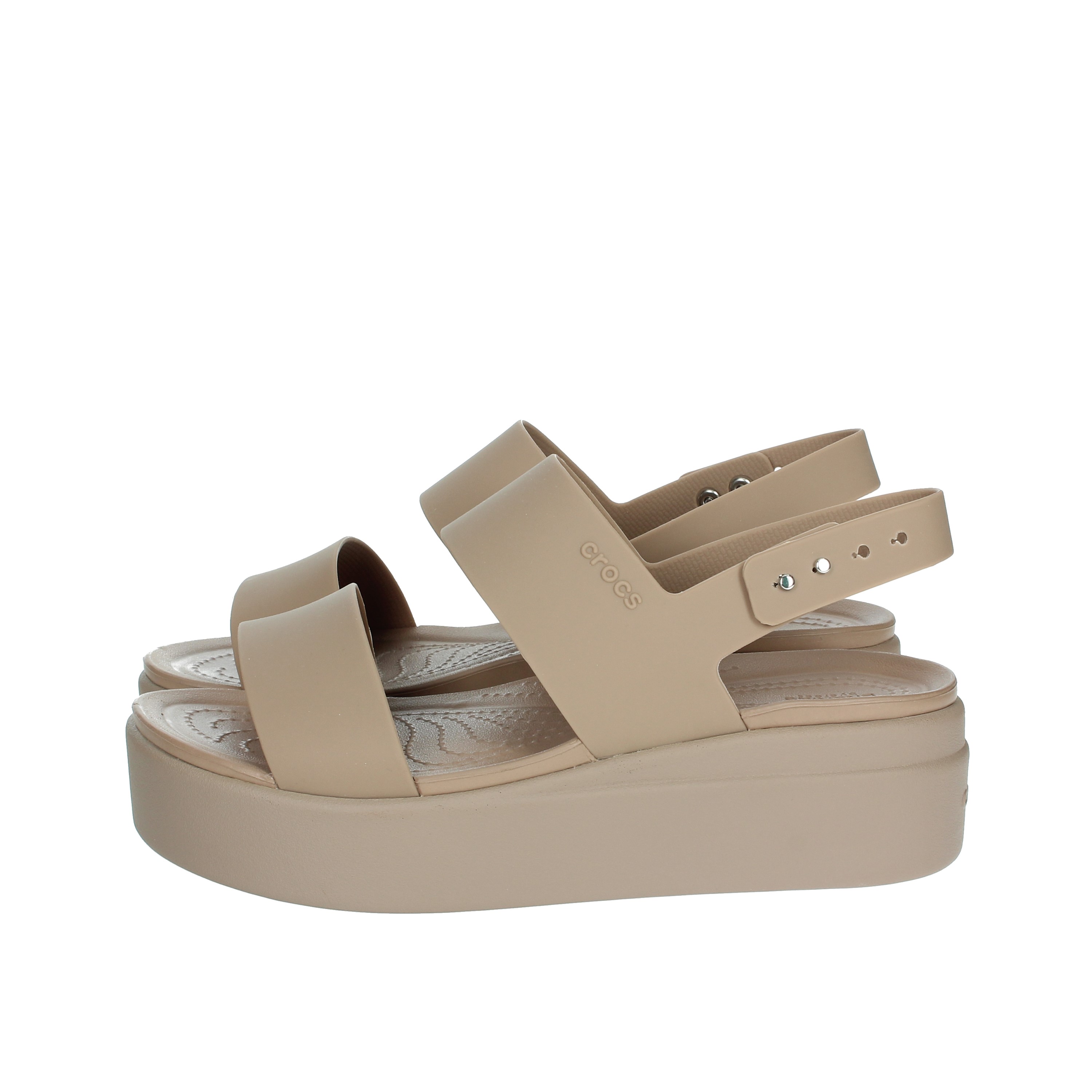 SANDALI CON ZEPPA 206453-2EL TAUPE
