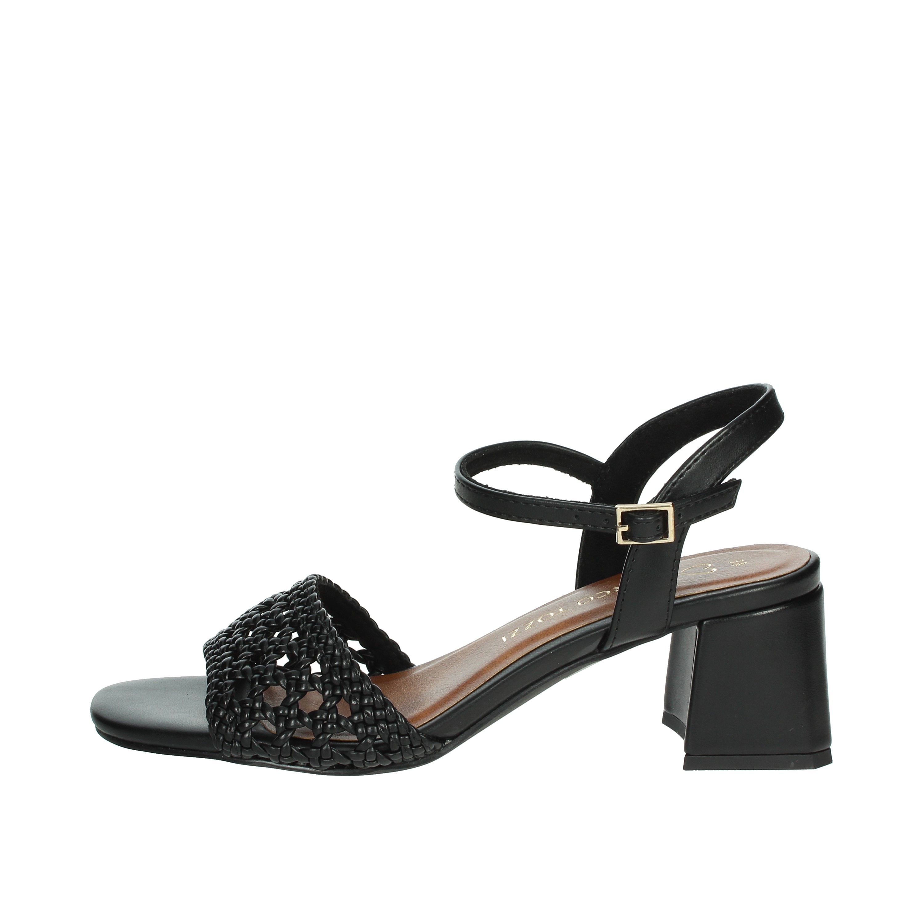 SANDALI CON TACCO 2-28382-44 NERO