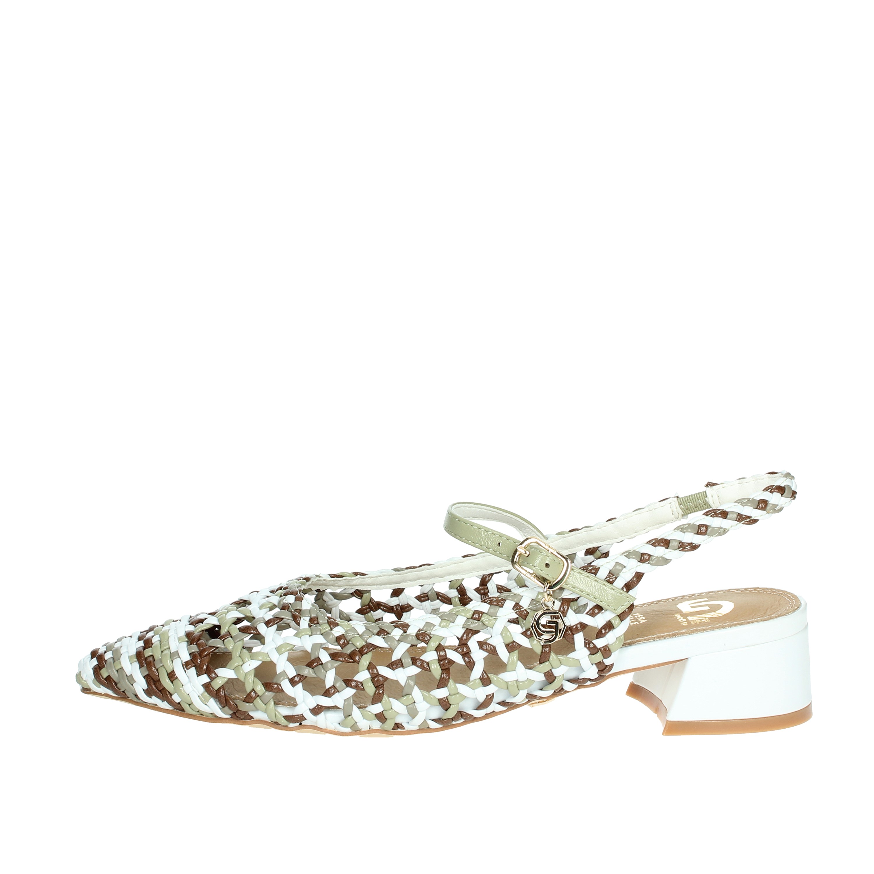 BALLERINE GD247 BIANCO/MARRONE