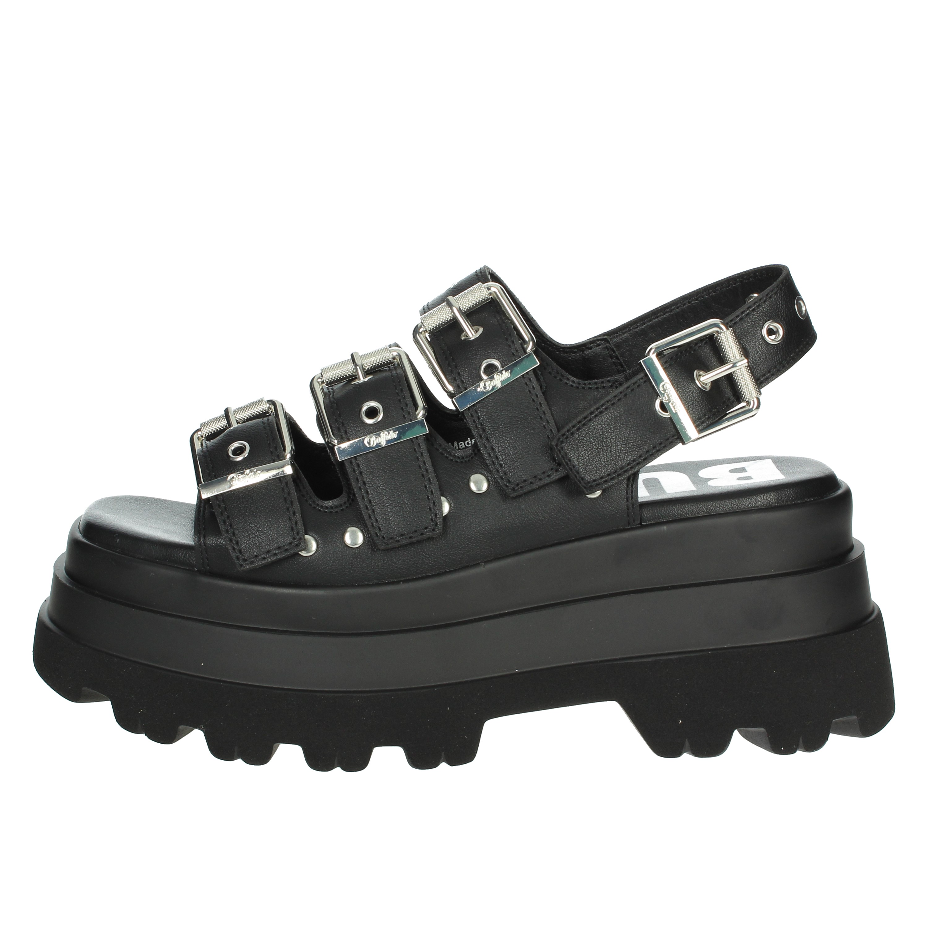 SANDALI CON ZEPPA BN16022621 NERO