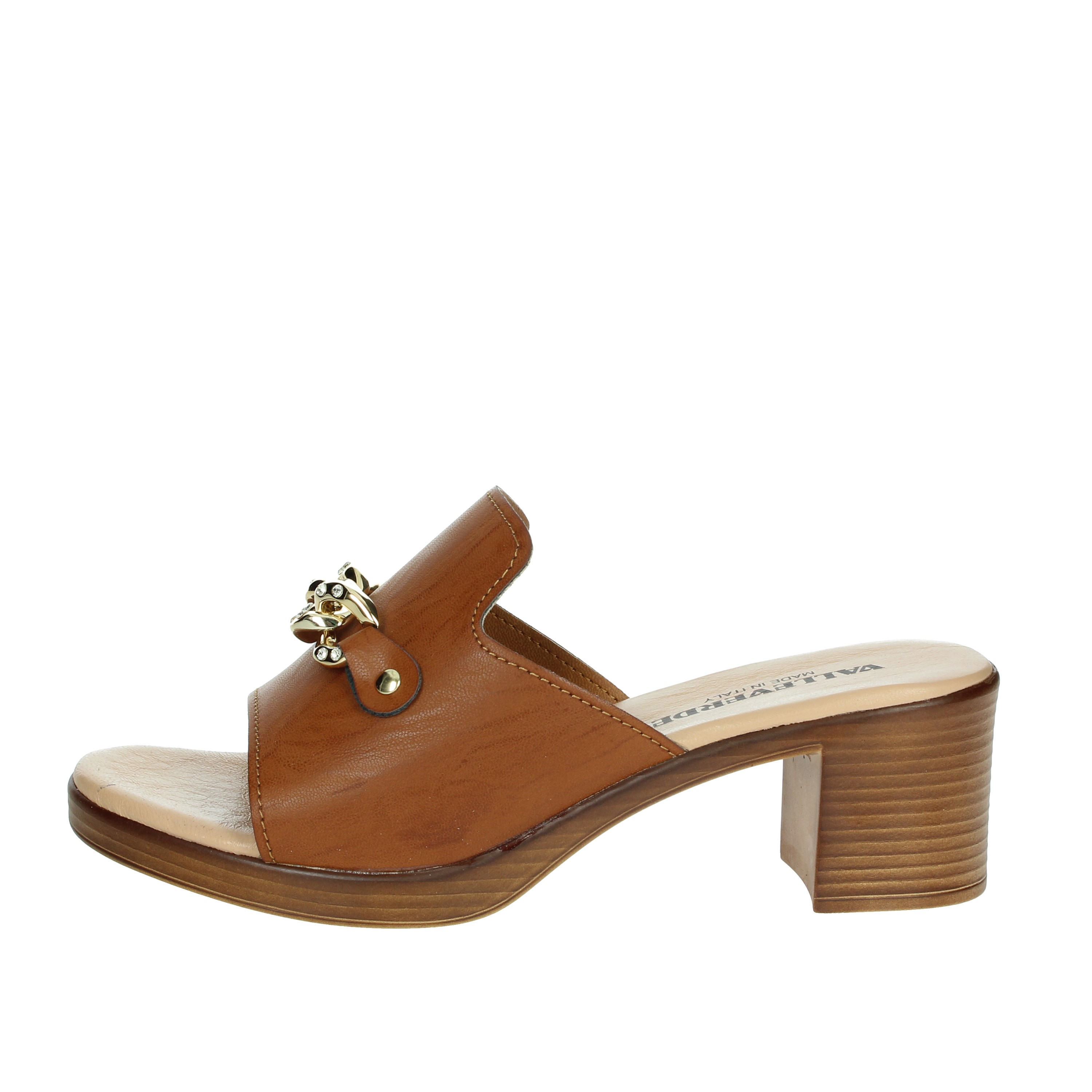 CIABATTE CON TACCO 55450 CUOIO