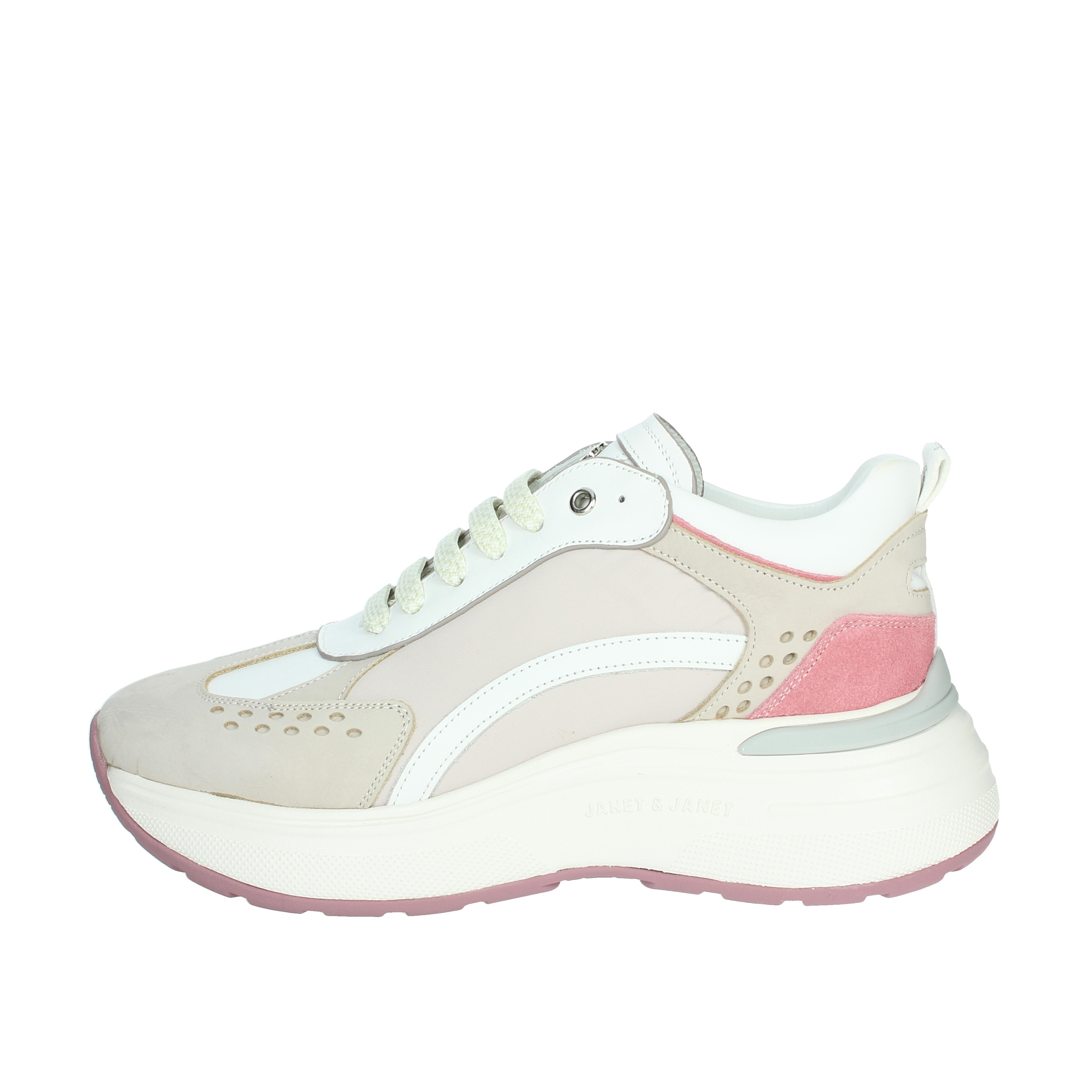 SNEAKERS BASSA J-062 BEIGE/BIANCO