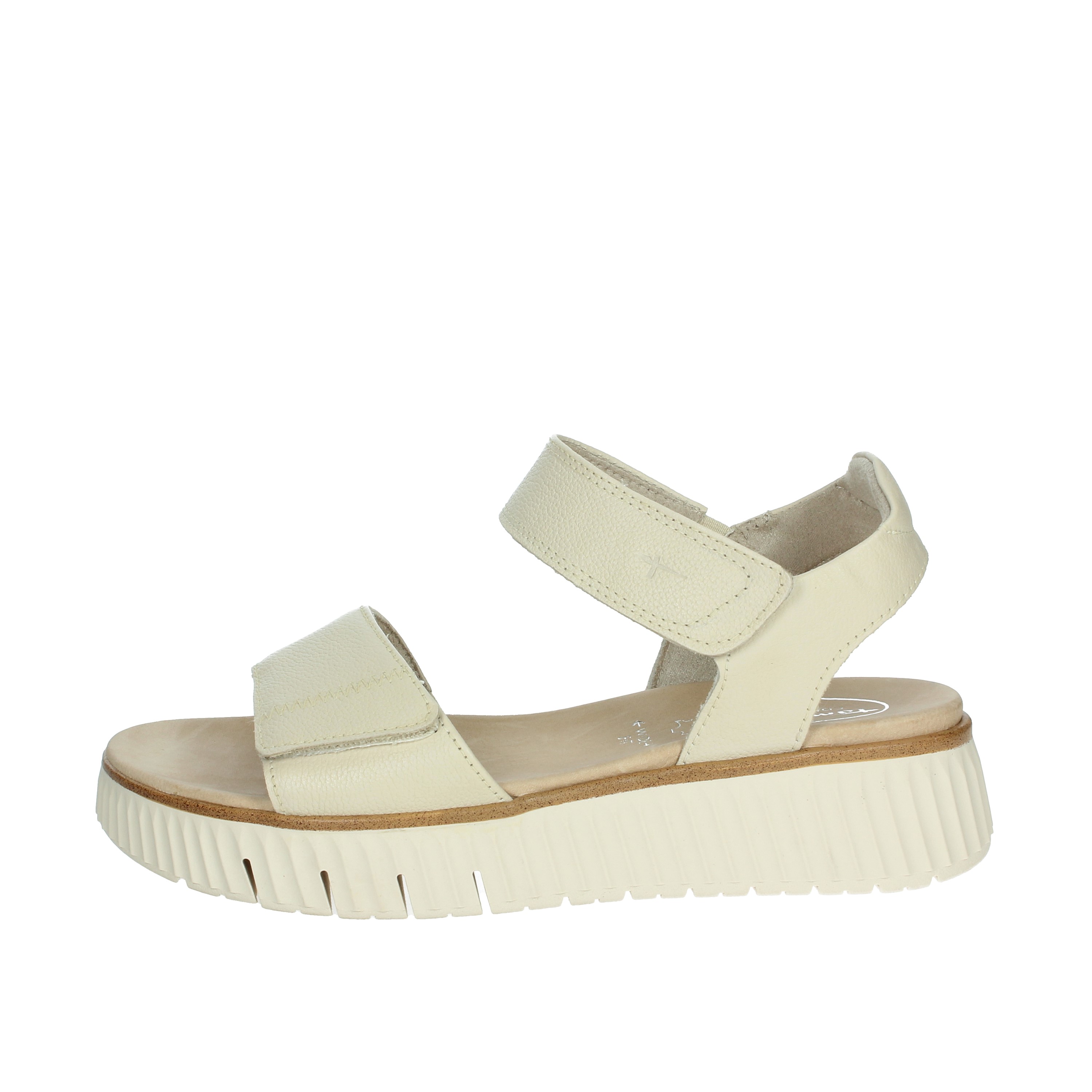 SANDALI CON ZEPPA 8-88720-44 BEIGE