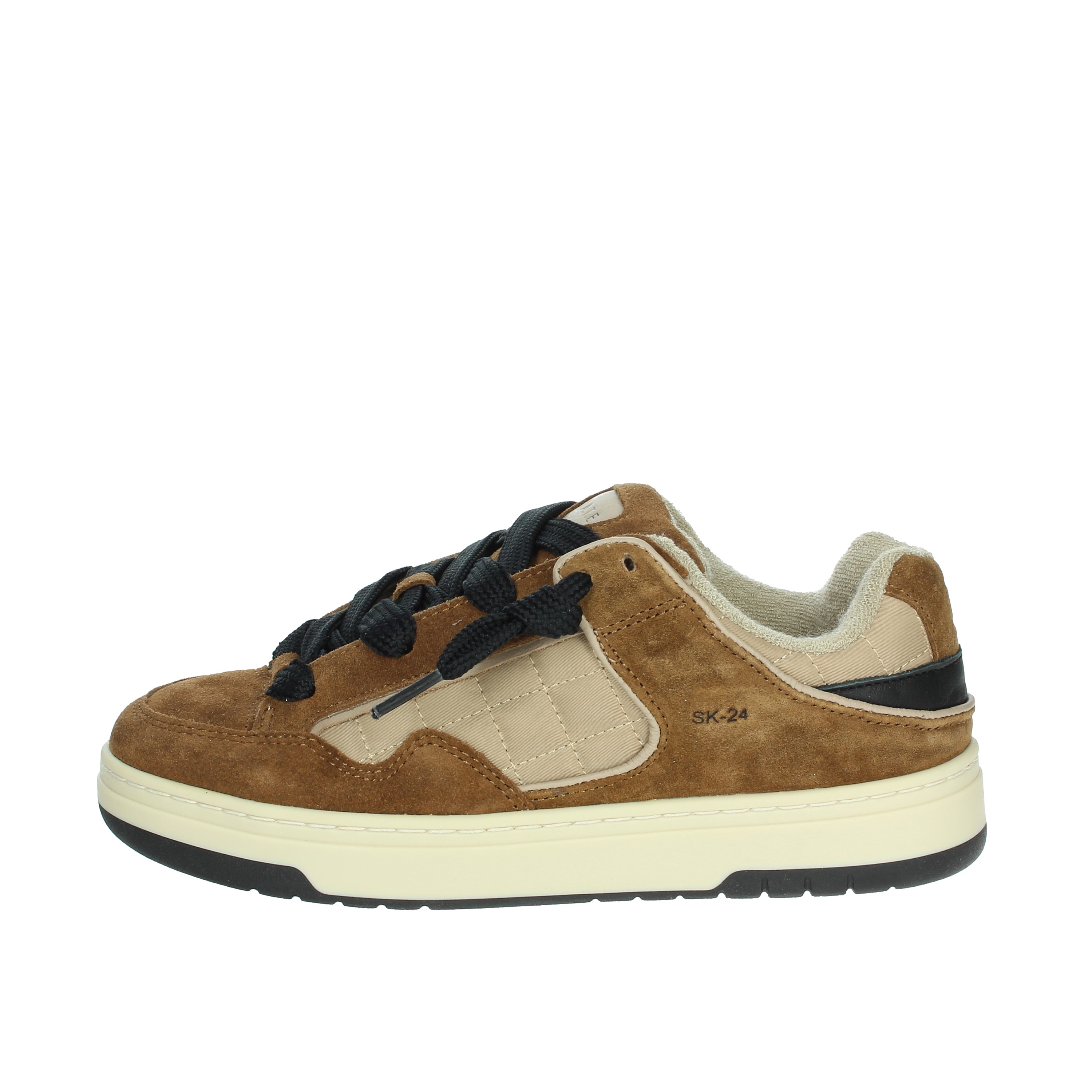 SNEAKERS BASSA W411-SK-NY-CU CUOIO