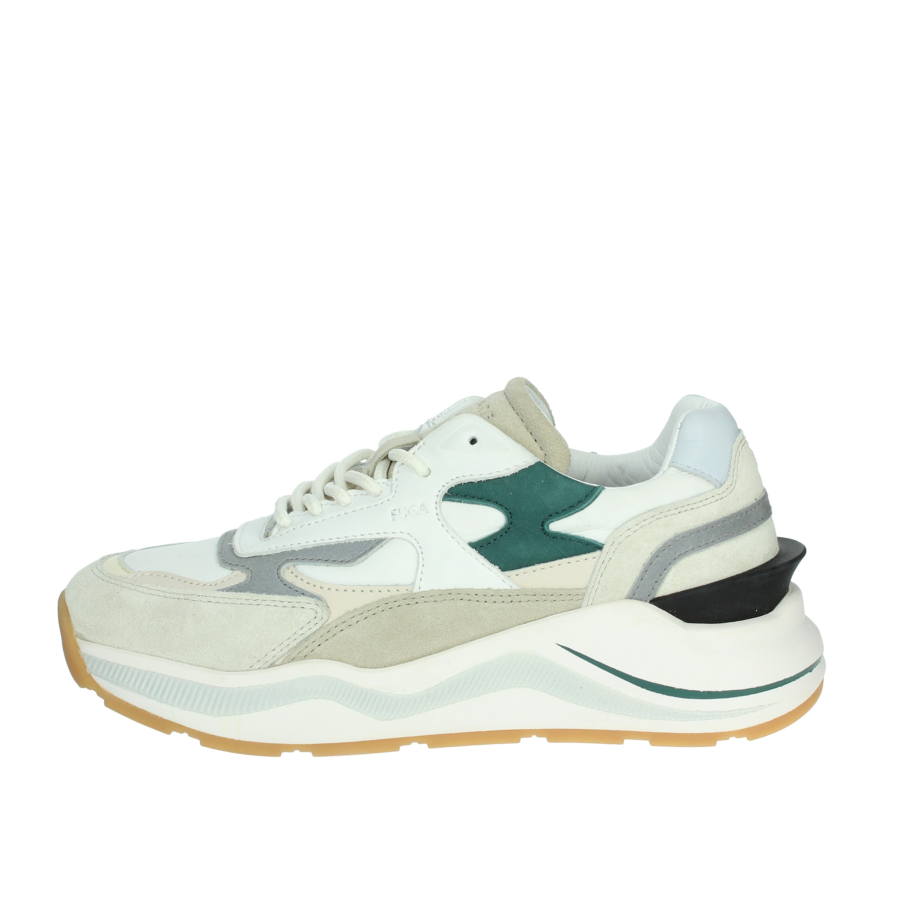 SNEAKERS BASSA W411-FG-CO-WG BIANCO/VERDE