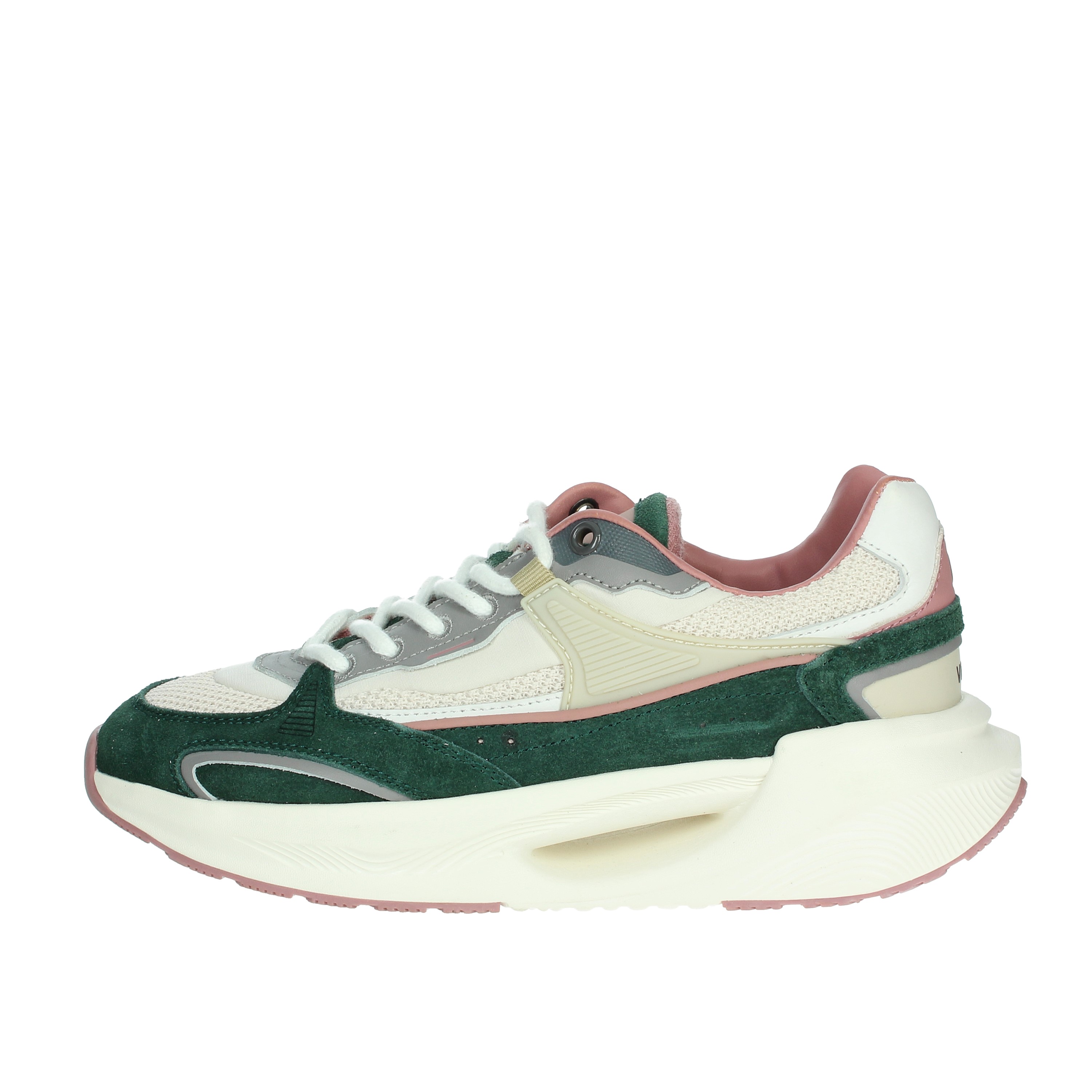 SNEAKERS BASSA W411-VL-CO-GR BEIGE/VERDE