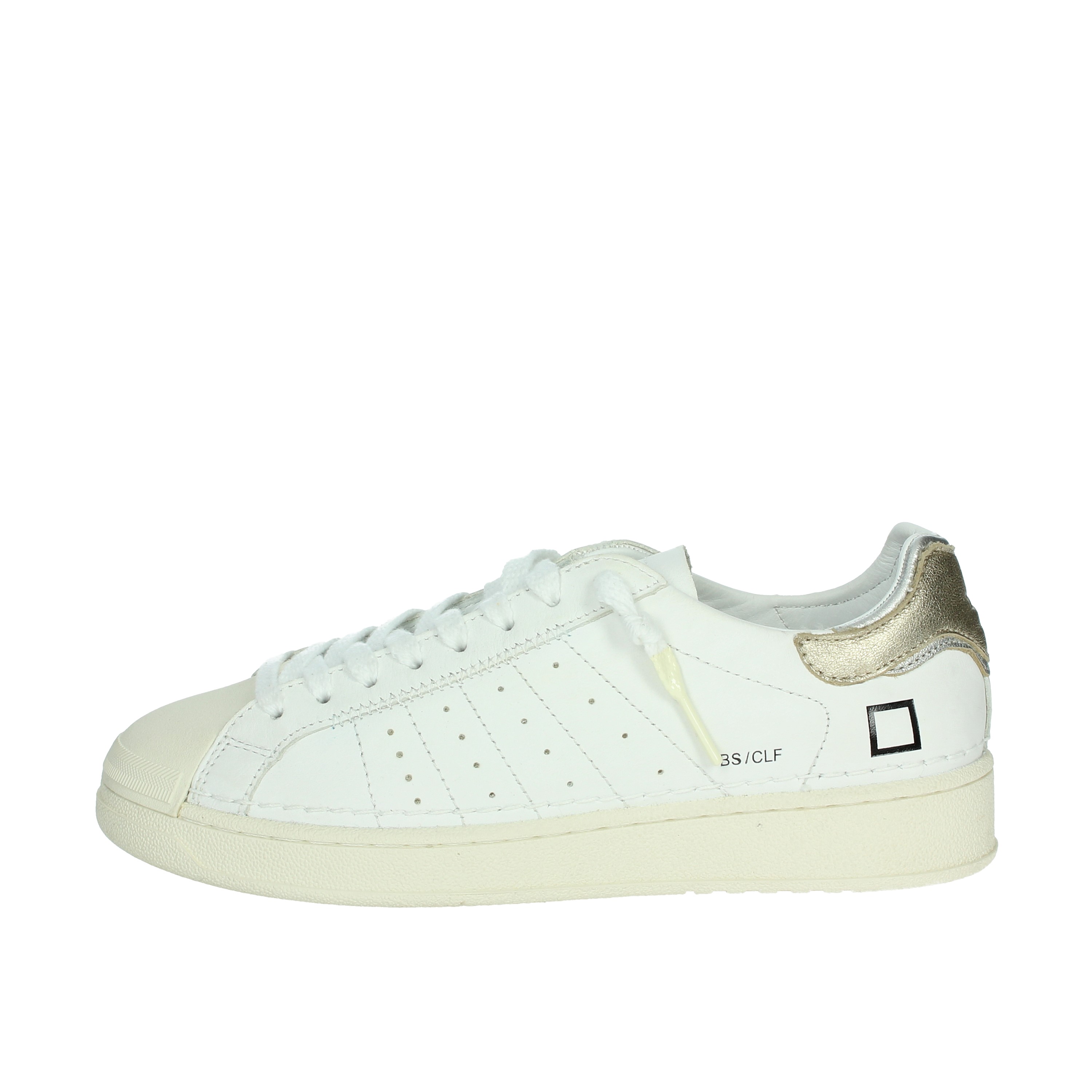 SNEAKERS BASSA W411-BA-CA-WM BIANCO/ORO