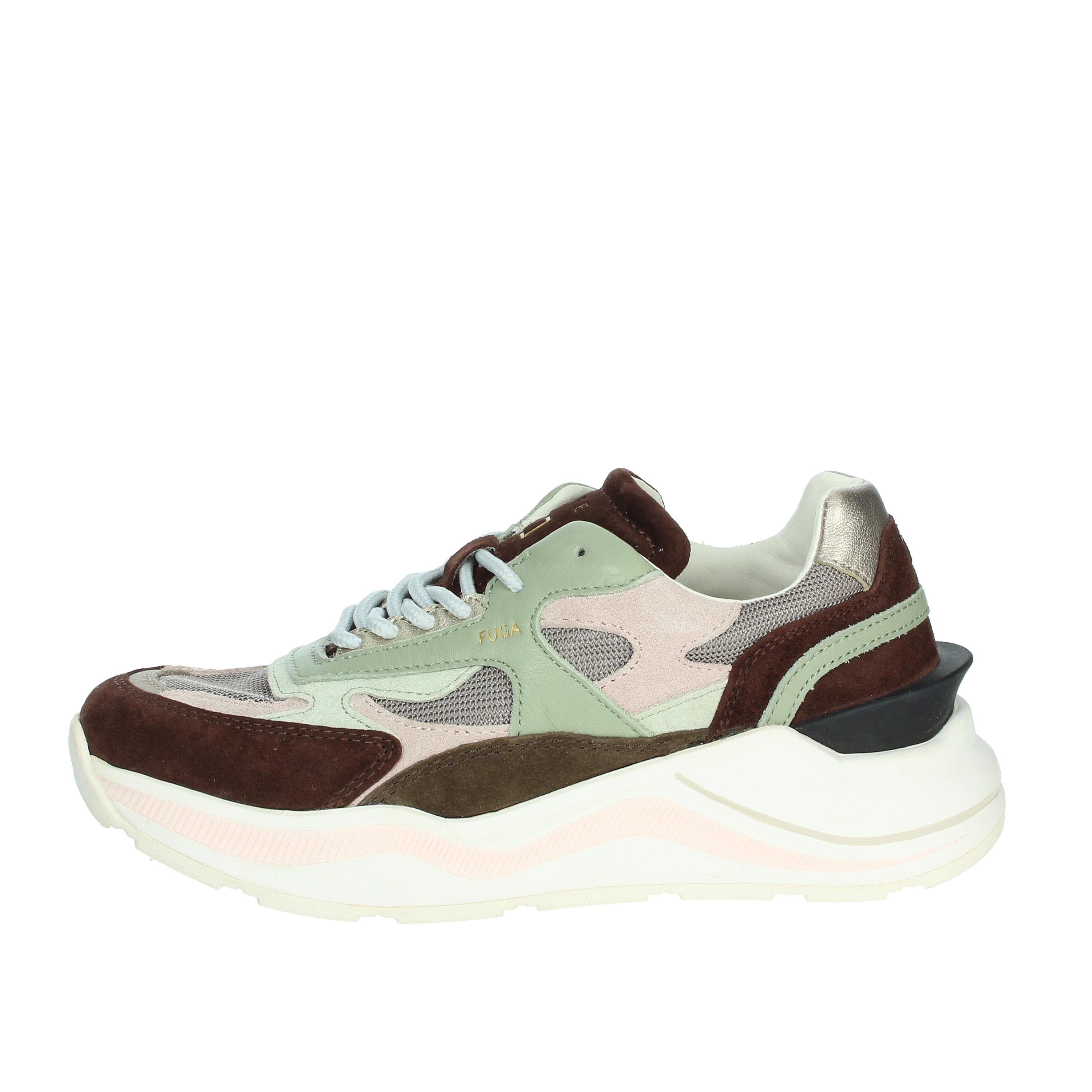 SNEAKERS BASSA W411-FG-DR-MD MARRONE