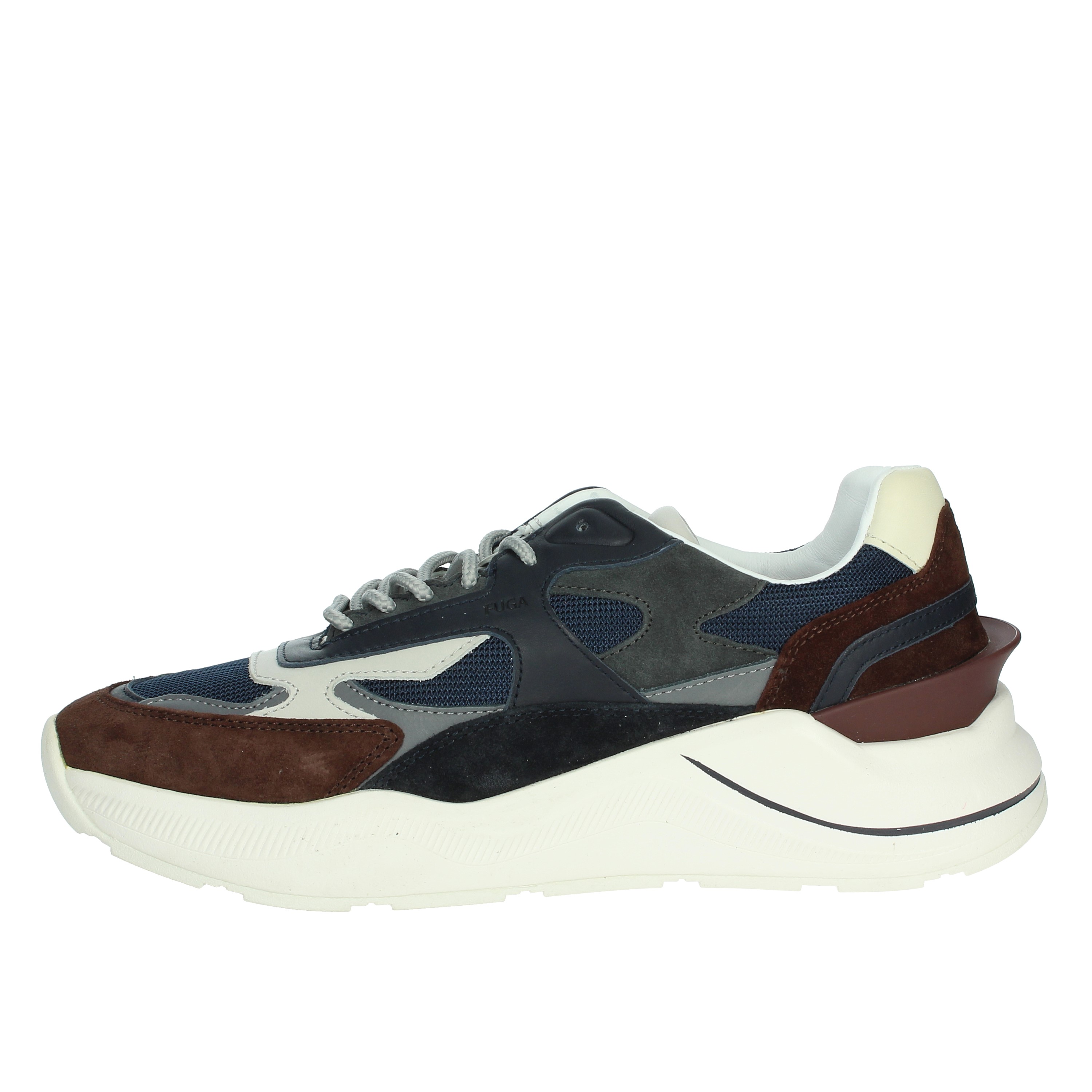 SNEAKERS BASSA M411-FG-CL-BL MARRONE/BLU