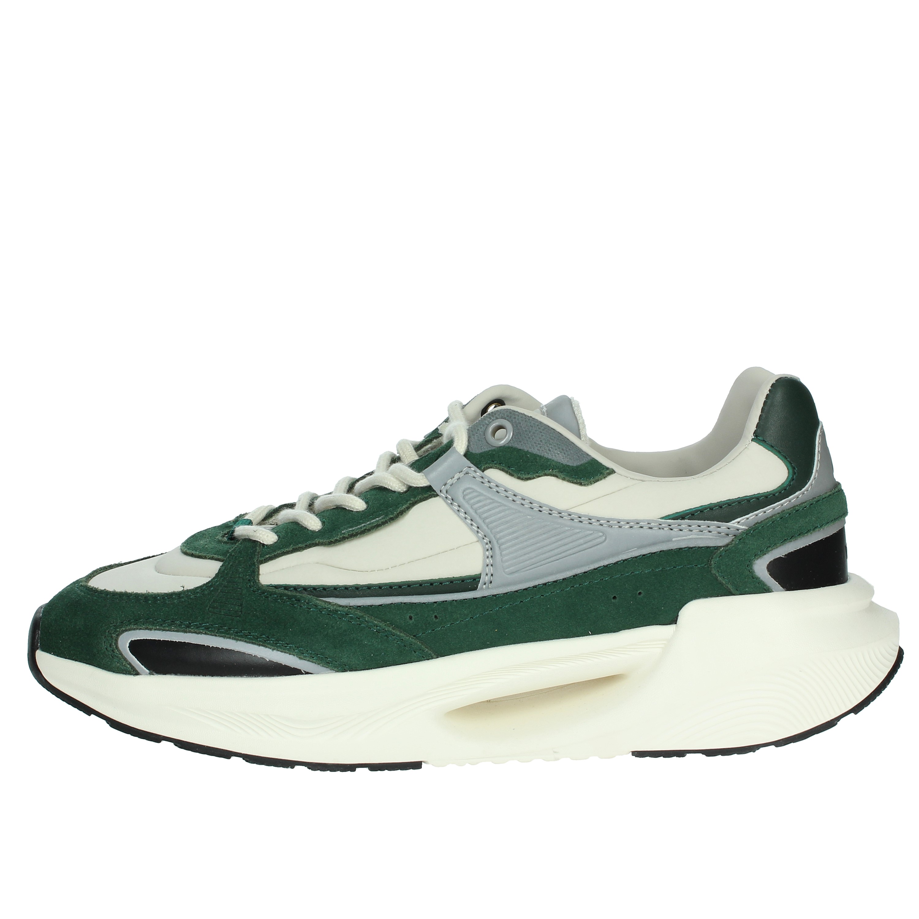 SNEAKERS BASSA M411-VL-MN-GR BEIGE/VERDE