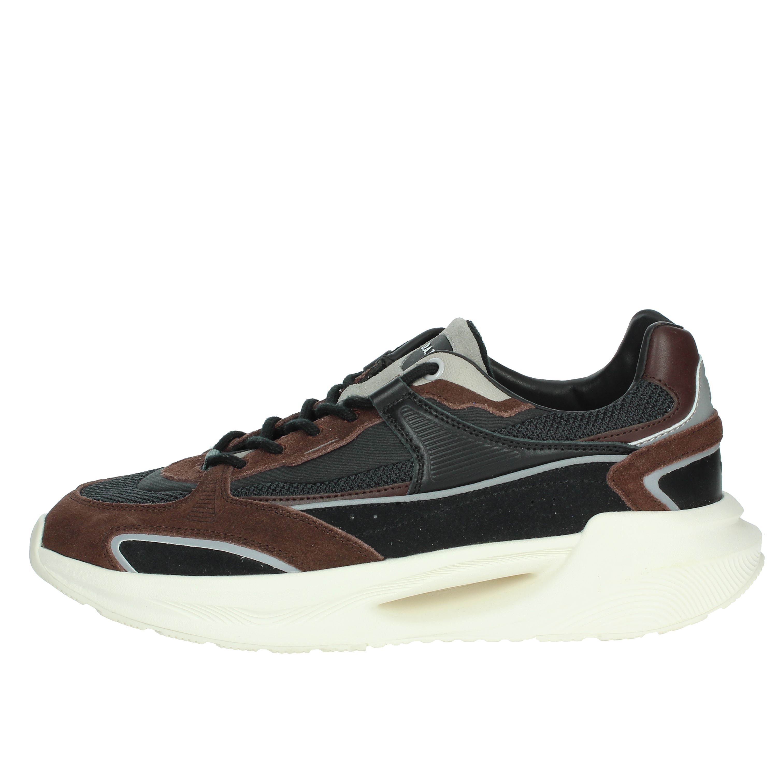 SNEAKERS BASSA M411-VL-CO-AN NERO/MARRONE