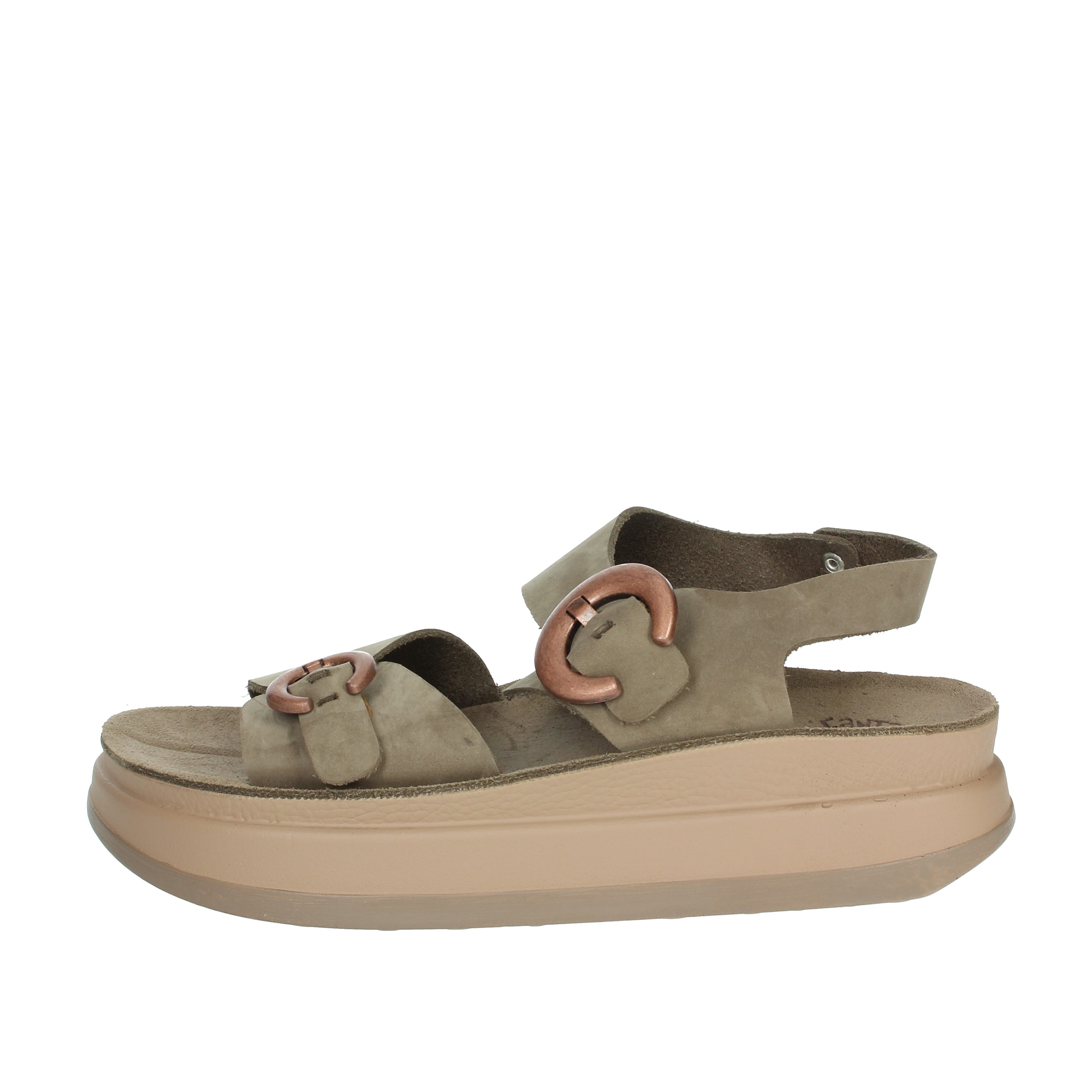 SANDALI CON ZEPPA S1110 JUNIA MARRONE