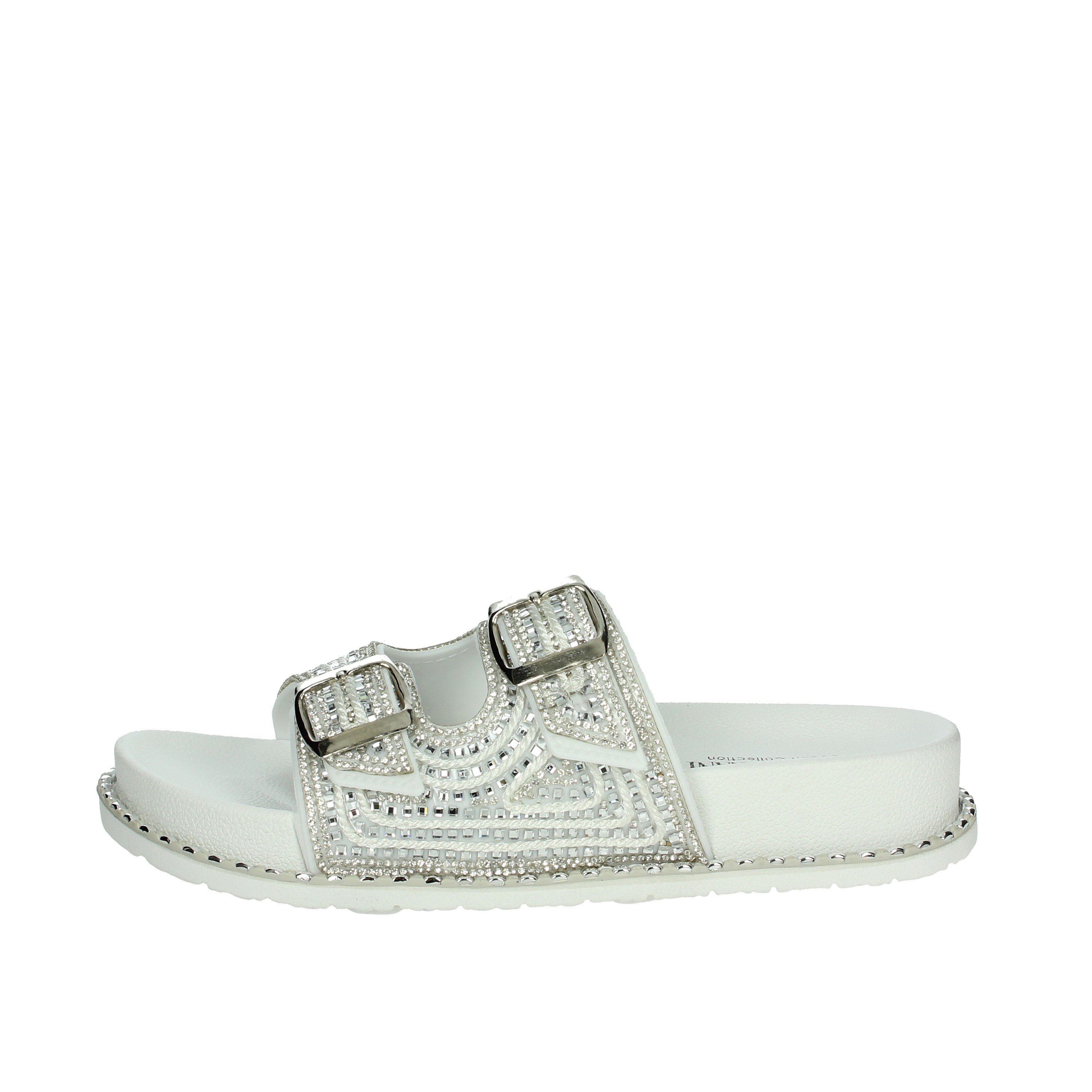 CIABATTE BASSE SSW519N88 BIANCO