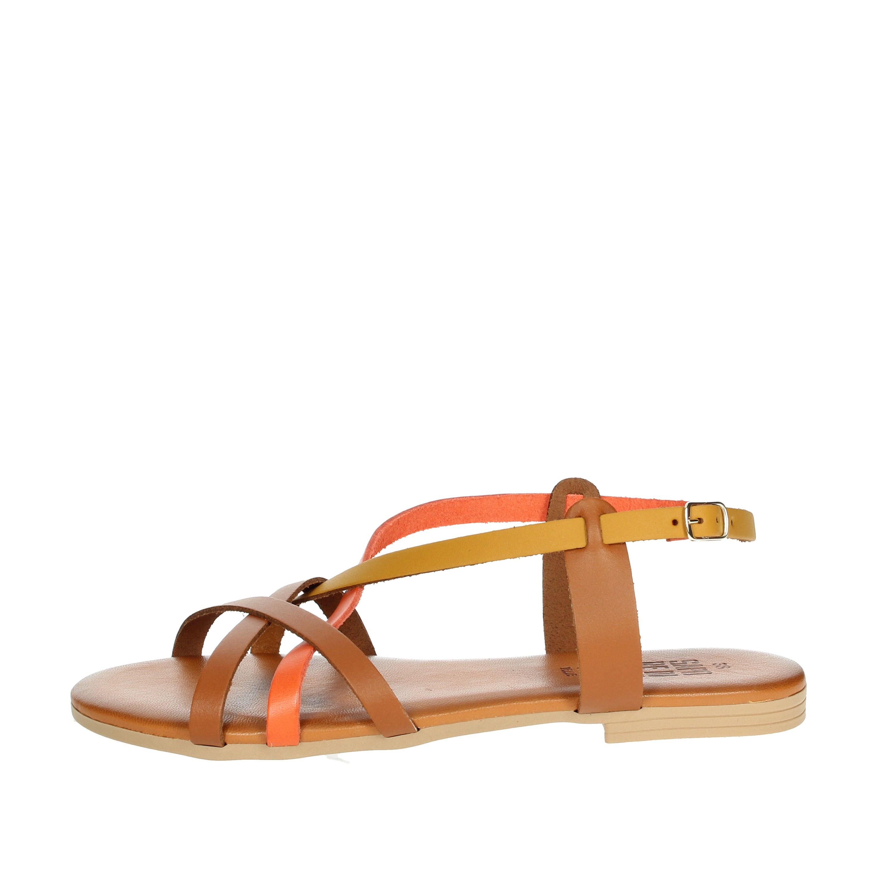 SANDALI BASSI 16227 CUOIO