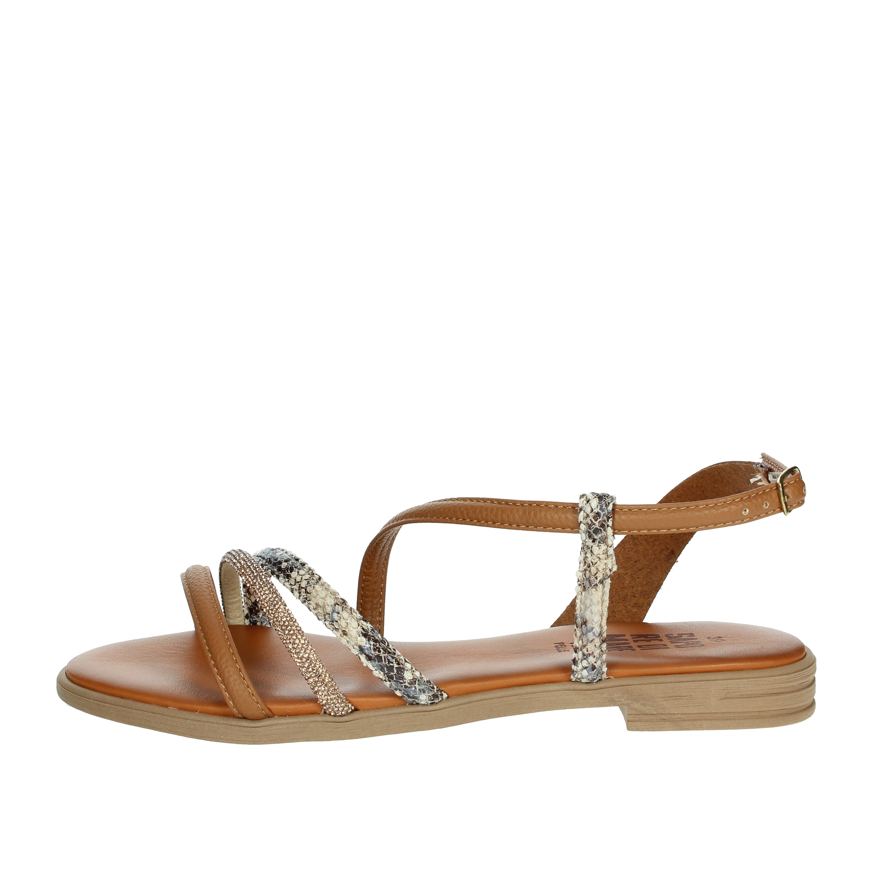 SANDALI BASSI 16263 CUOIO