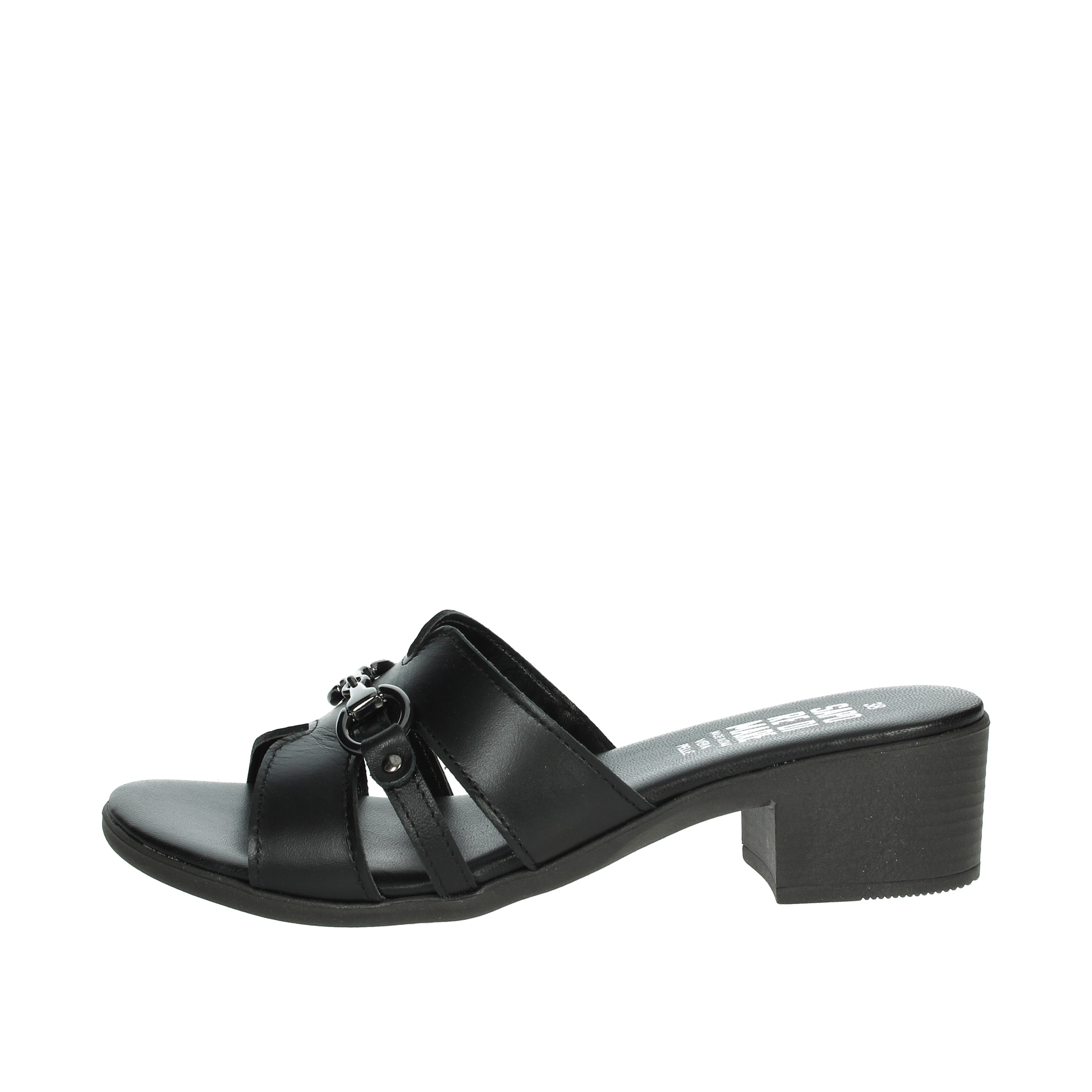 CIABATTE CON TACCO 16379 NERO