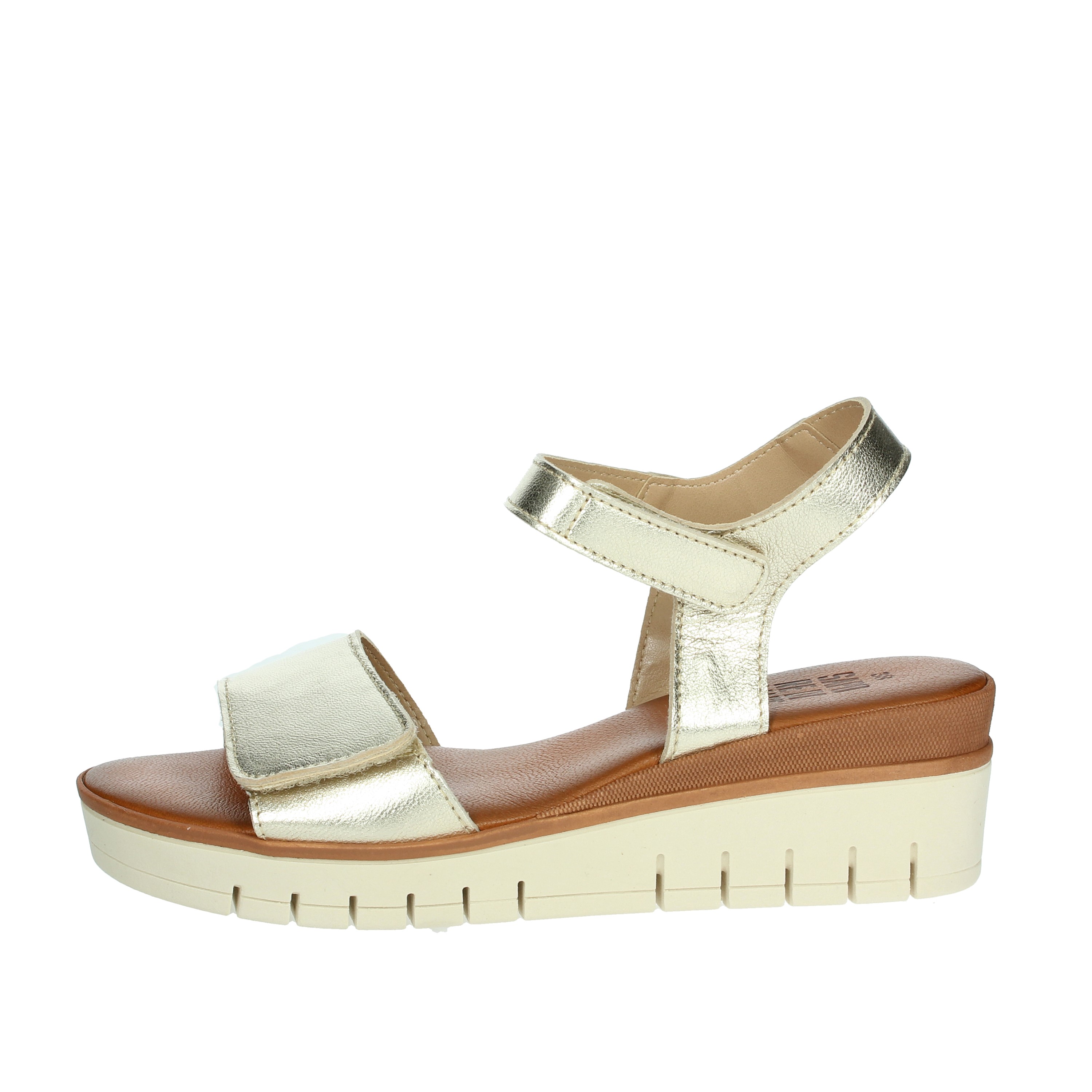 SANDALI CON ZEPPA 16552 PLATINO