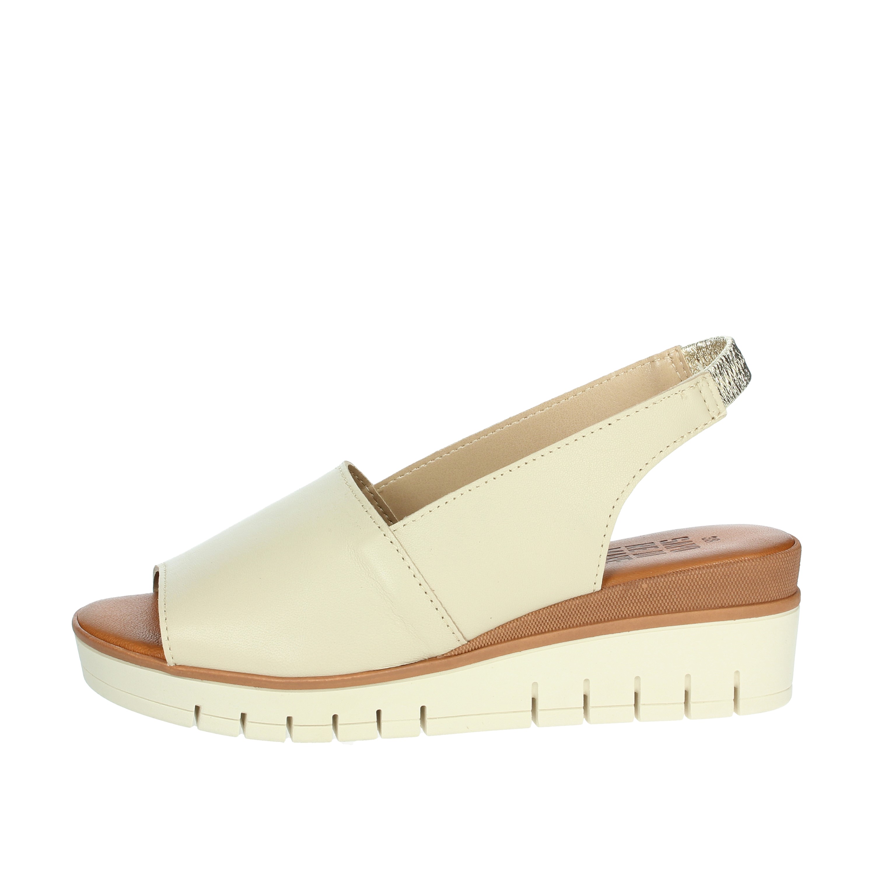SANDALI CON ZEPPA 16490 BEIGE