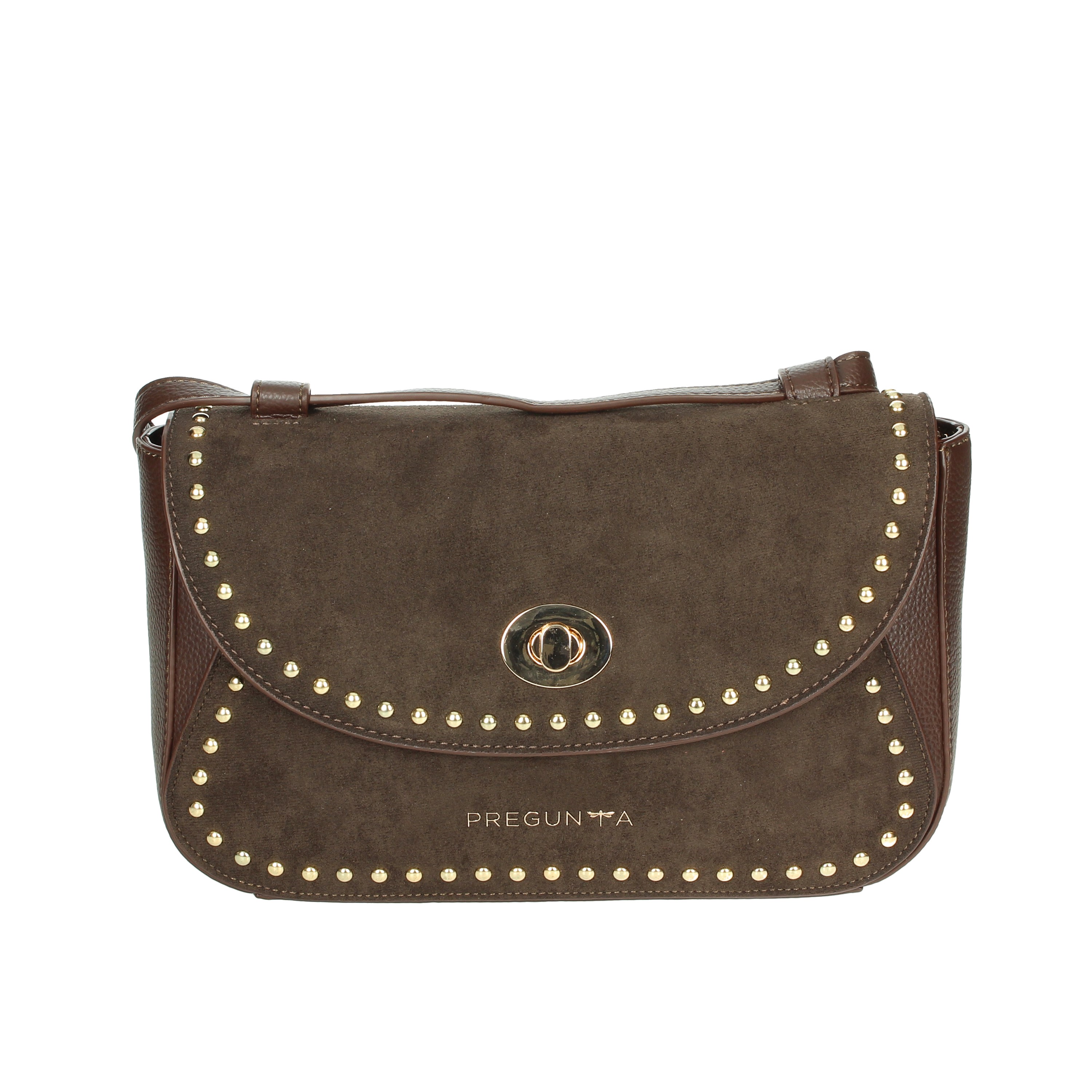 BORSA A TRACOLLA ABEG023 MARRONE