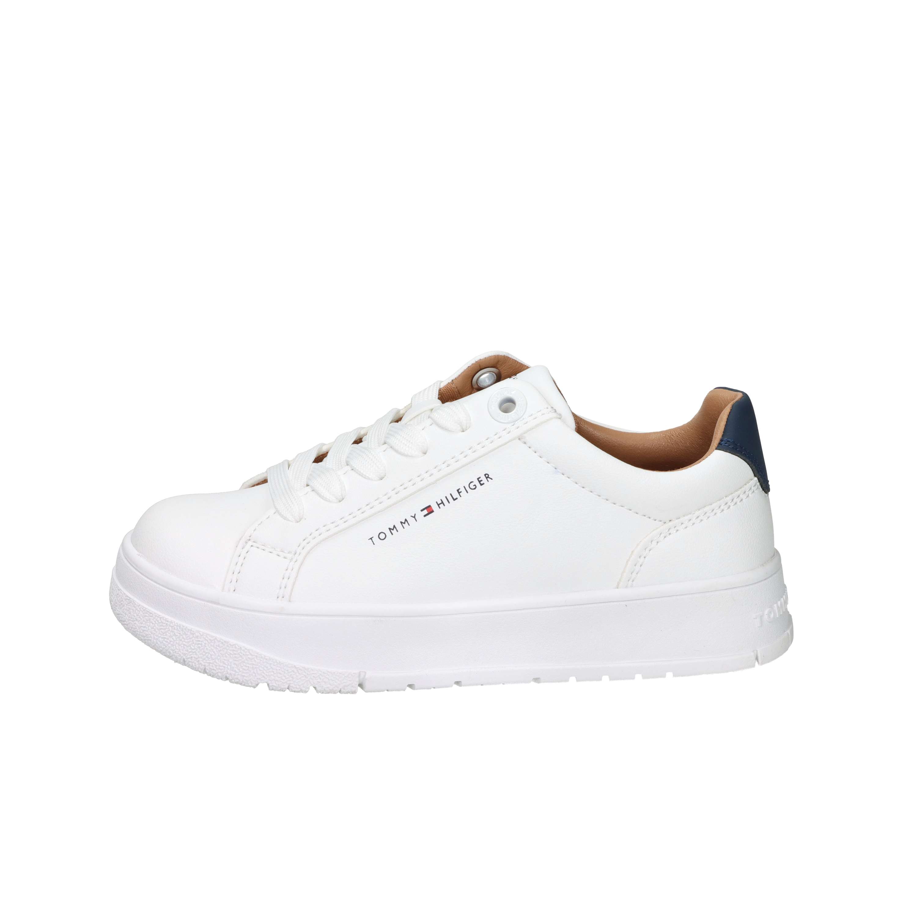 SNEAKERS BASSA T3X9-34091-1355 BIANCO/BLU