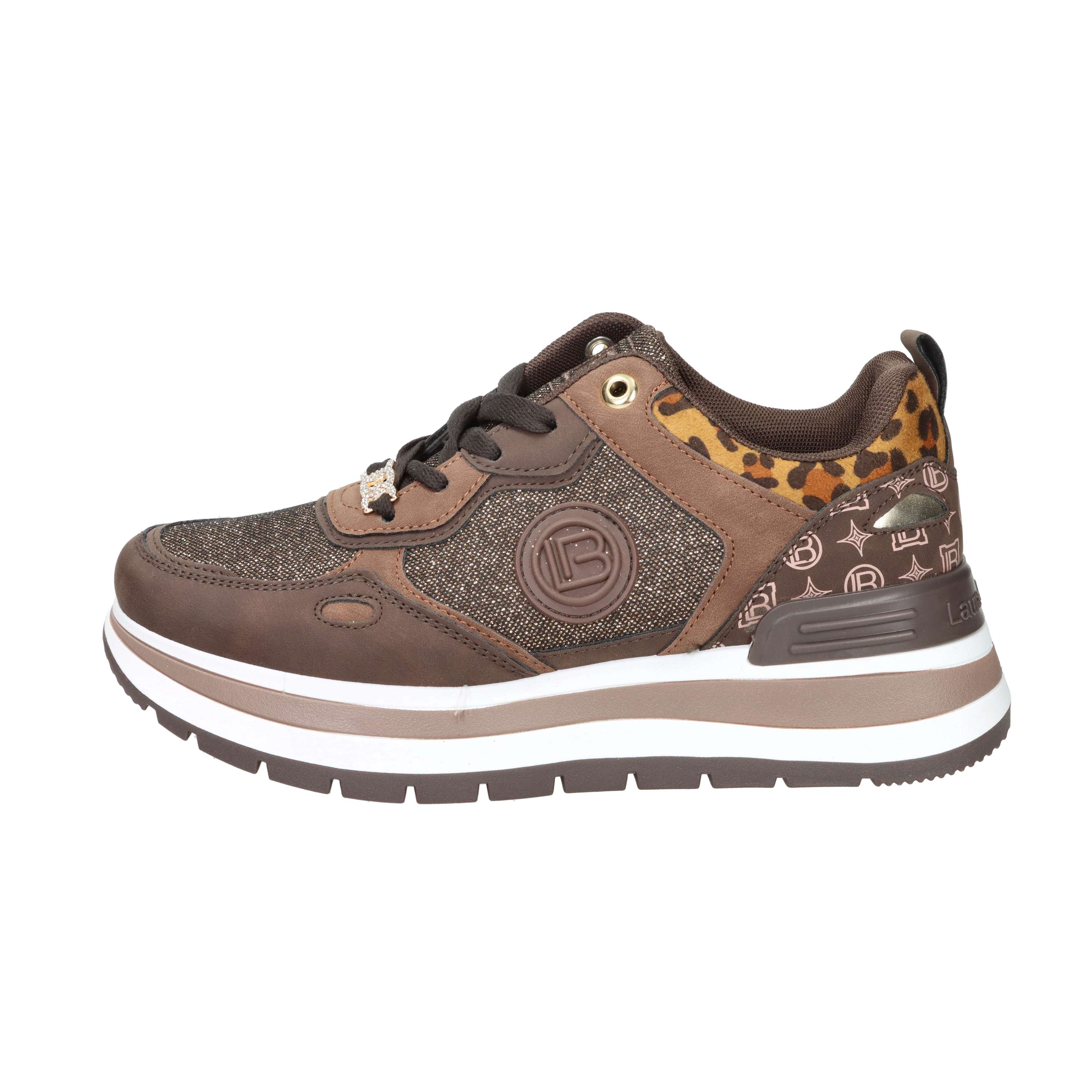 SNEAKERS BASSA 9238 MARRONE
