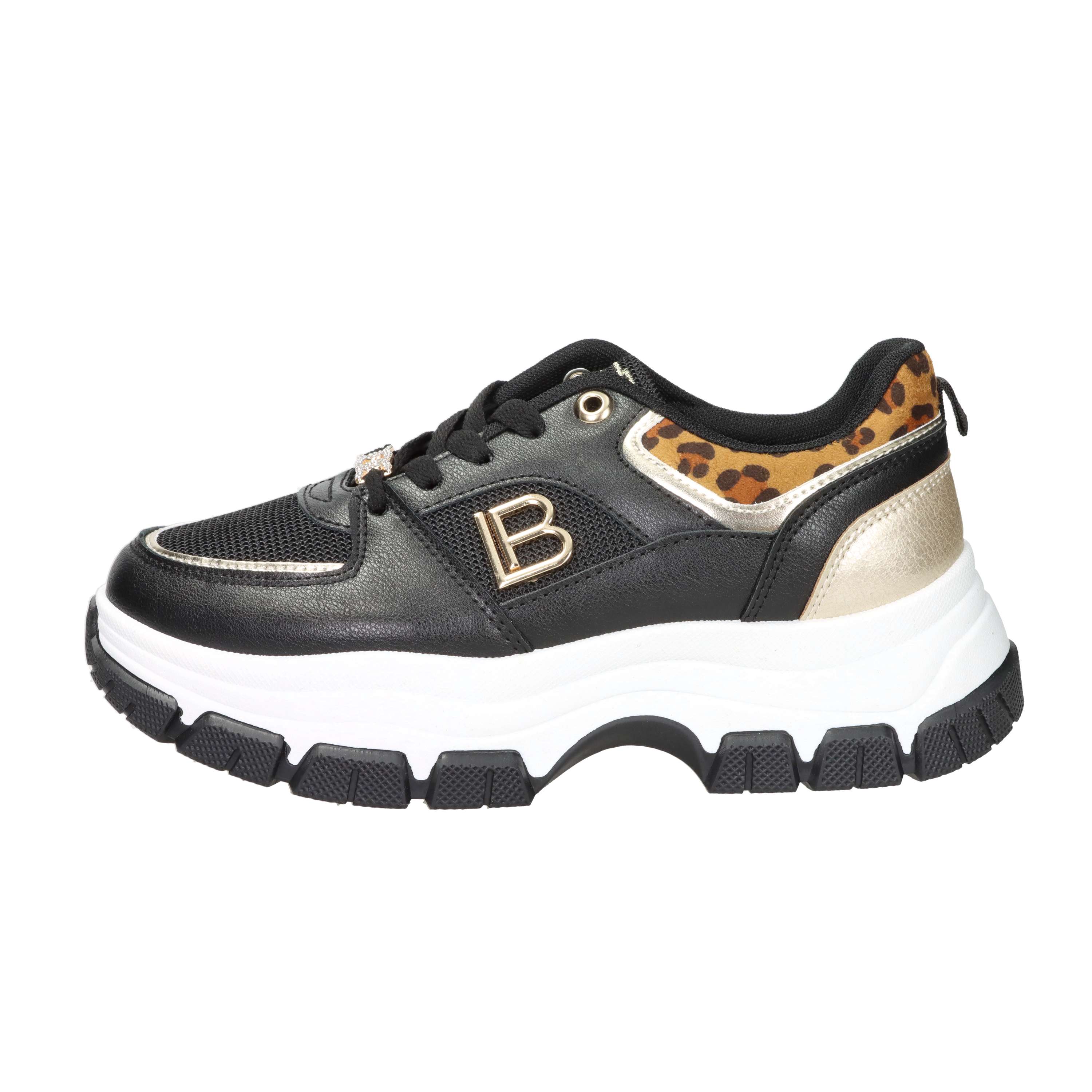 SNEAKERS BASSA 9218 NERO