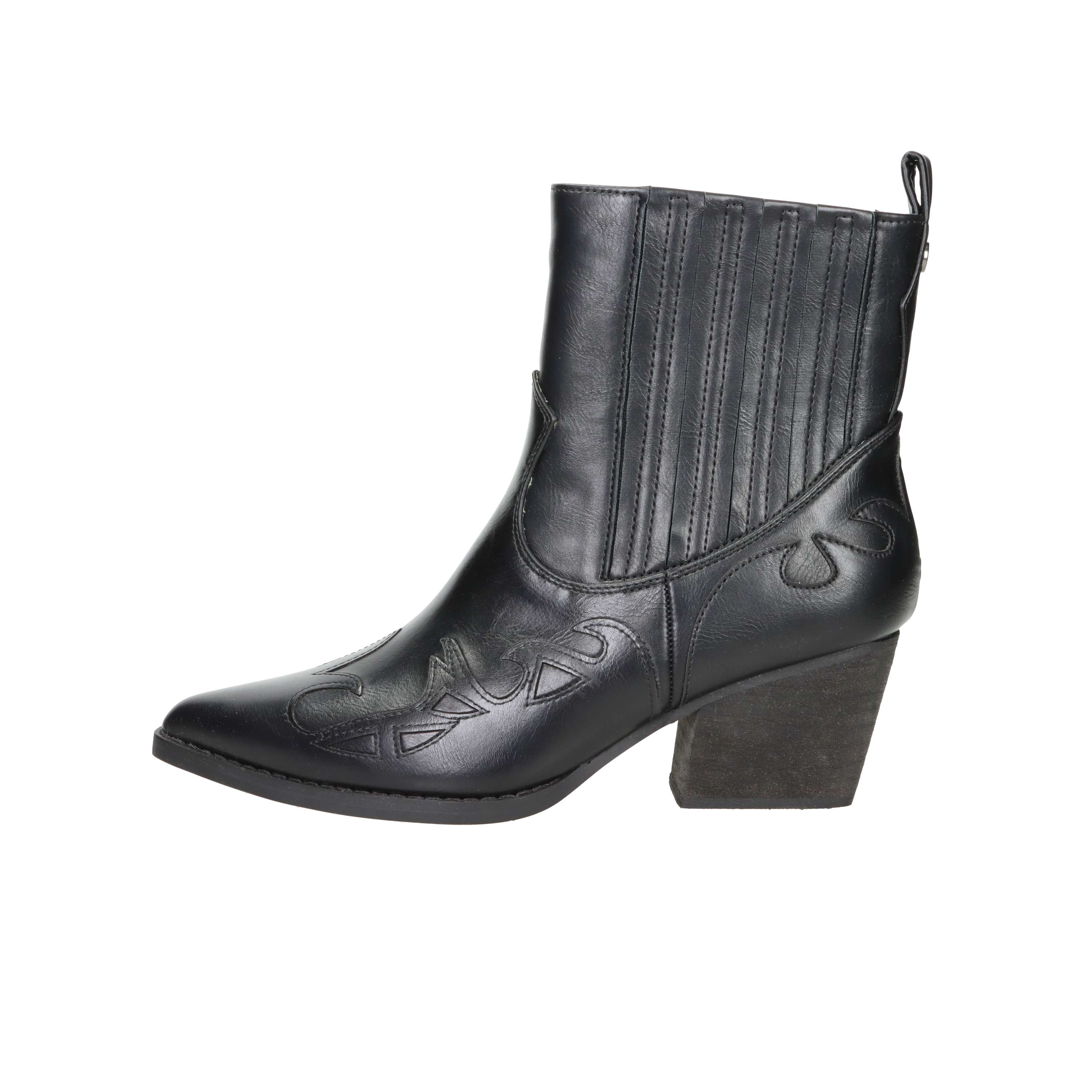 STIVALETTI TACCO SABF241001 NERO