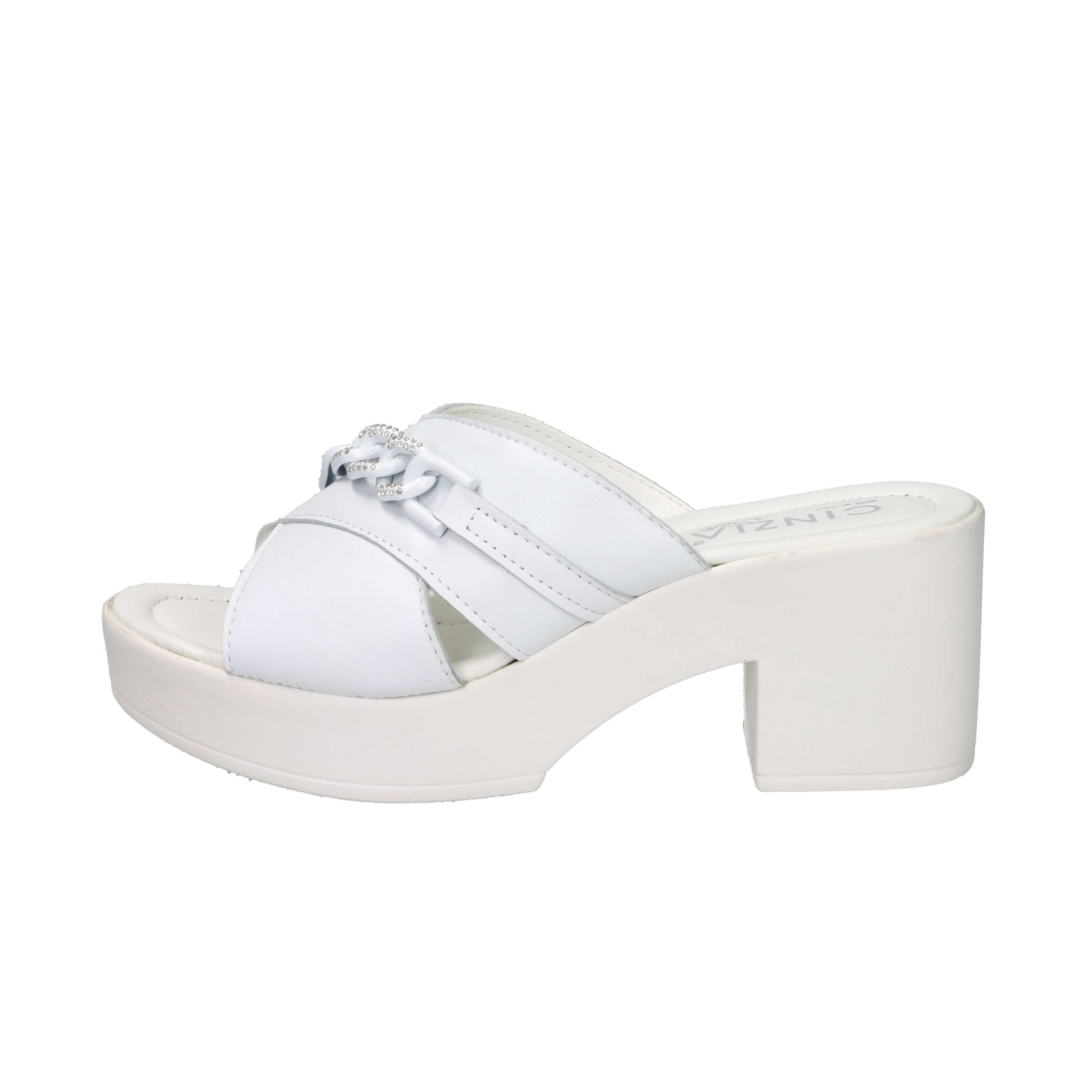 CIABATTE CON TACCO IAF203519 BIANCO