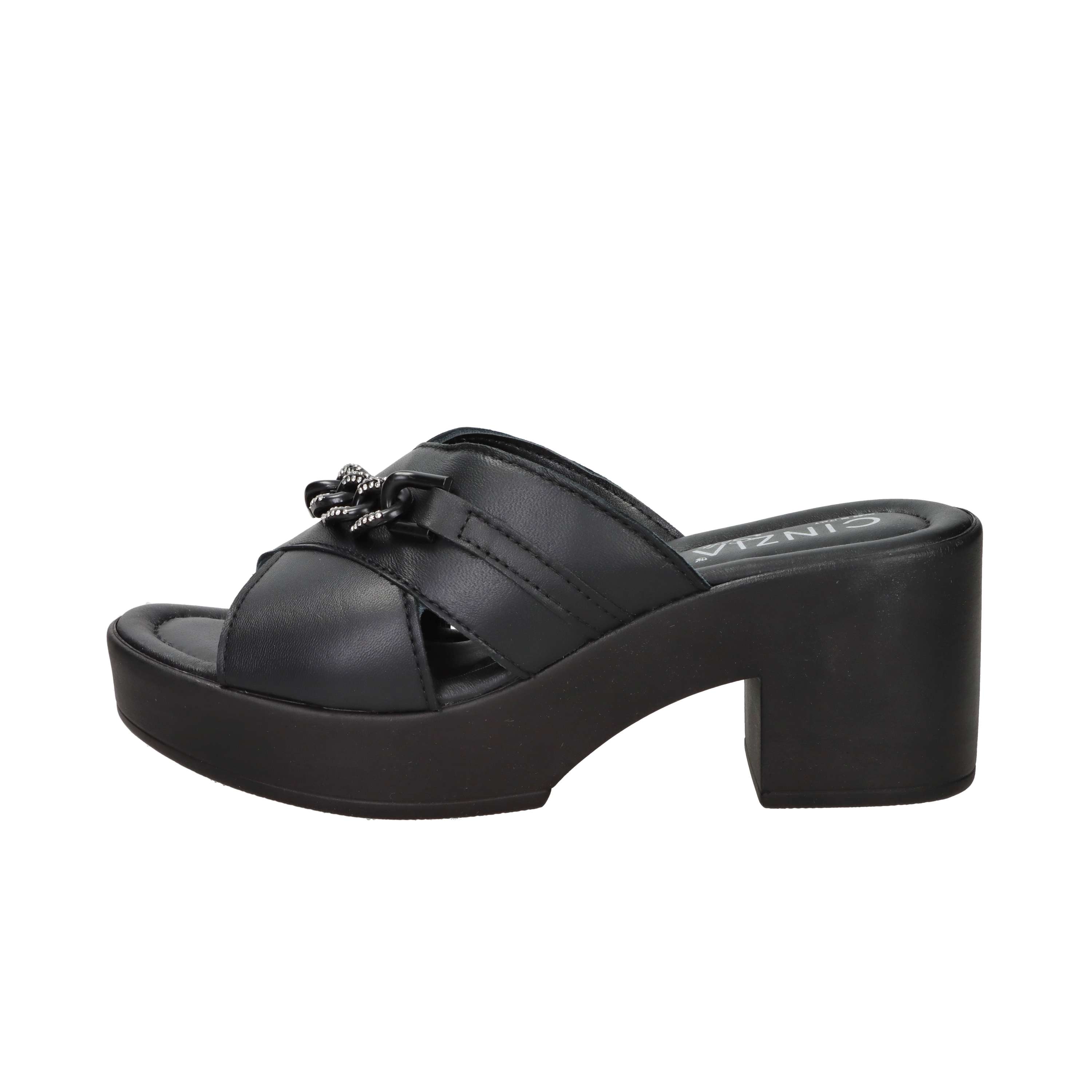 CIABATTE CON TACCO IAF203519 NERO