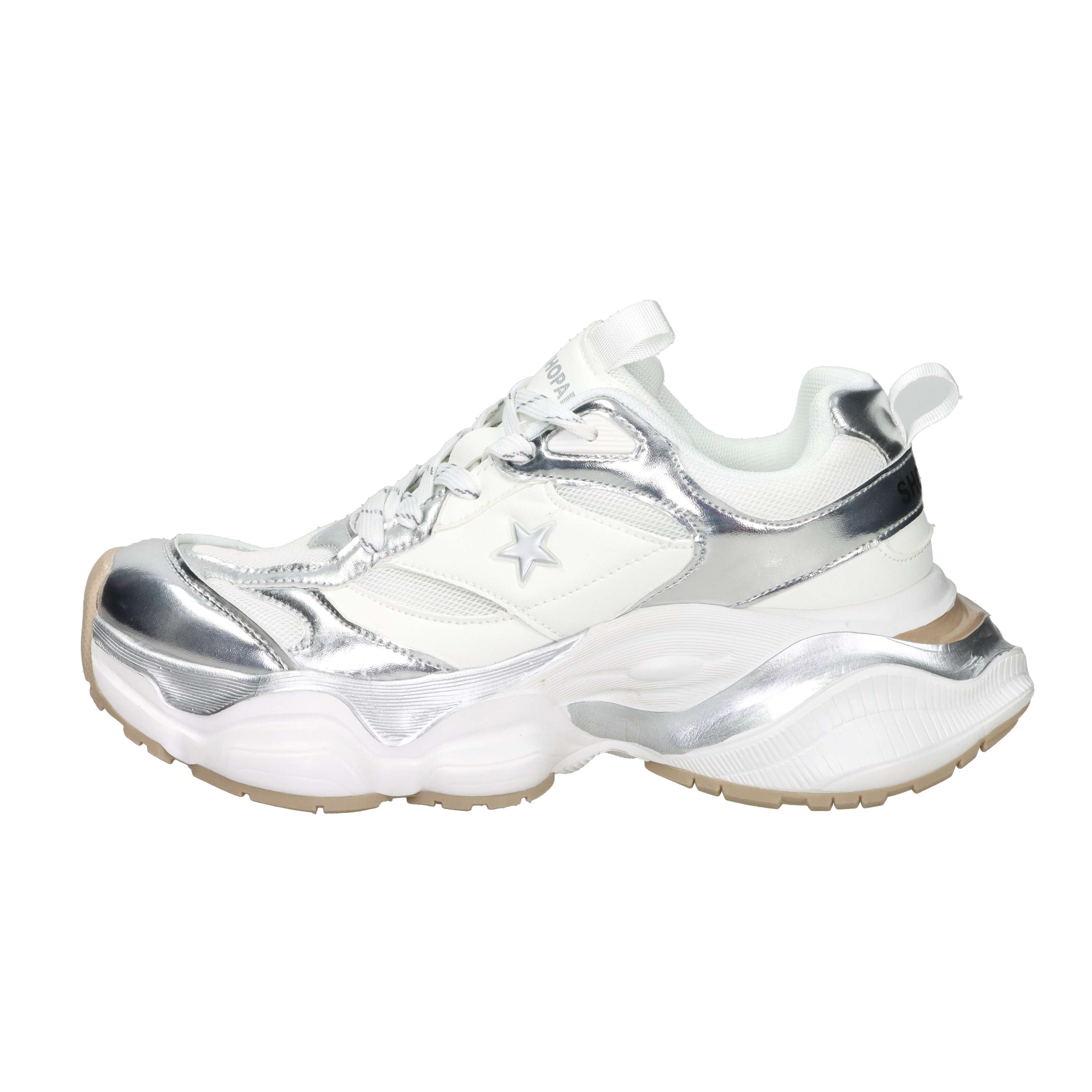 SNEAKERS BASSA SASS250241 BIANCO/ARGENTO