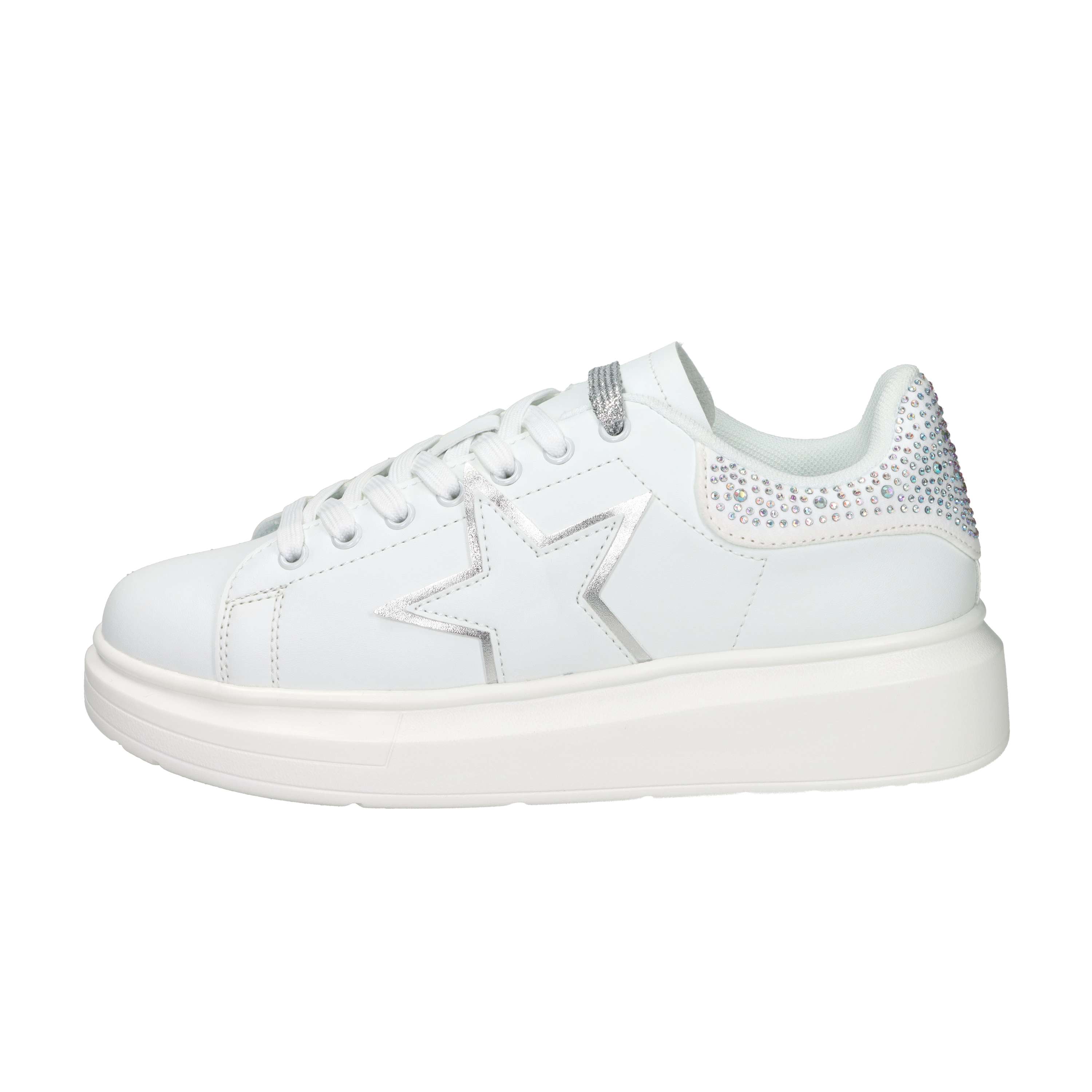 SNEAKERS BASSA SASS250210 BIANCO/ARGENTO