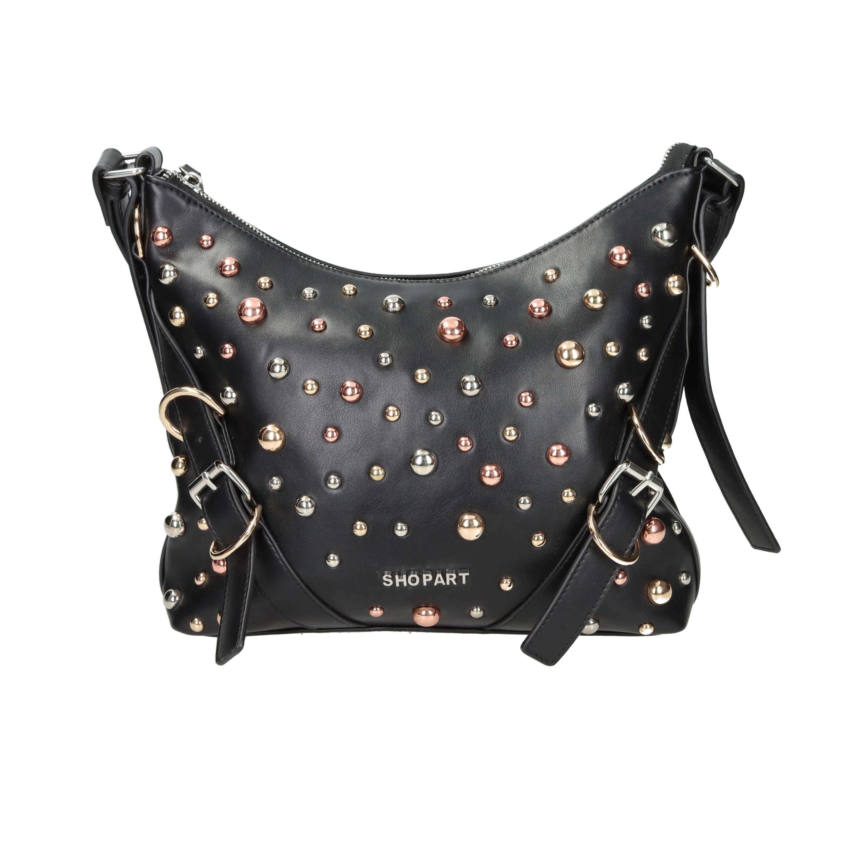 BORSA A SPALLA C.002 NERO