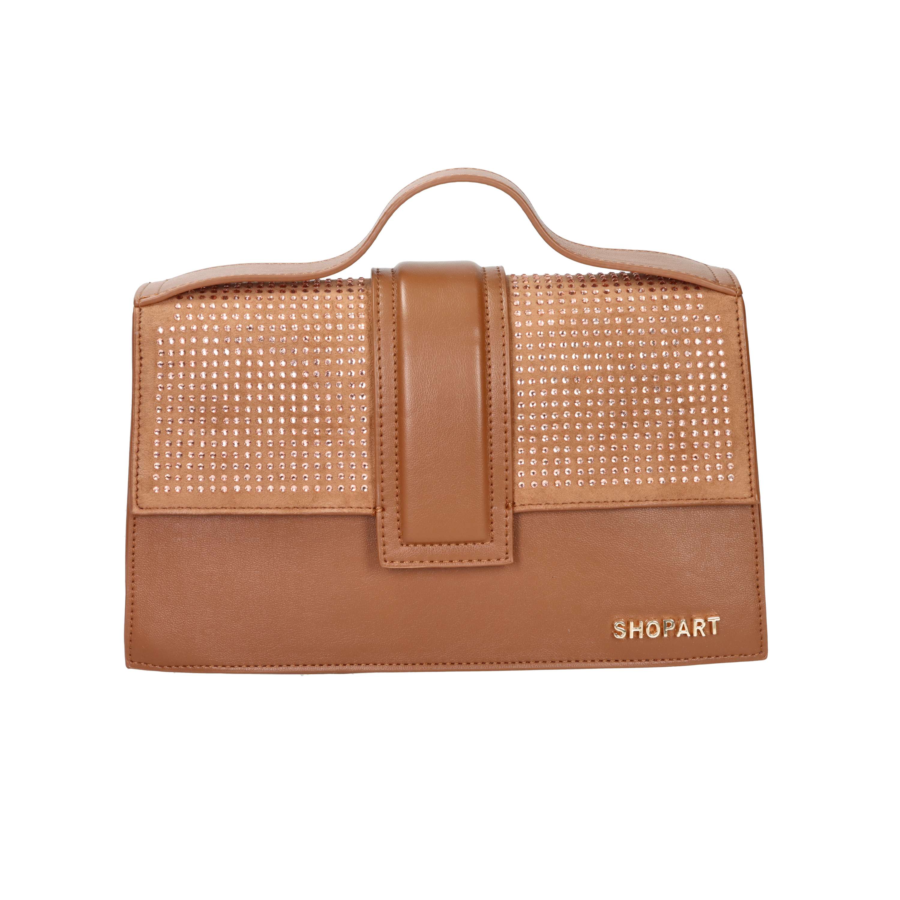 BORSA A MANO C.007 CUOIO