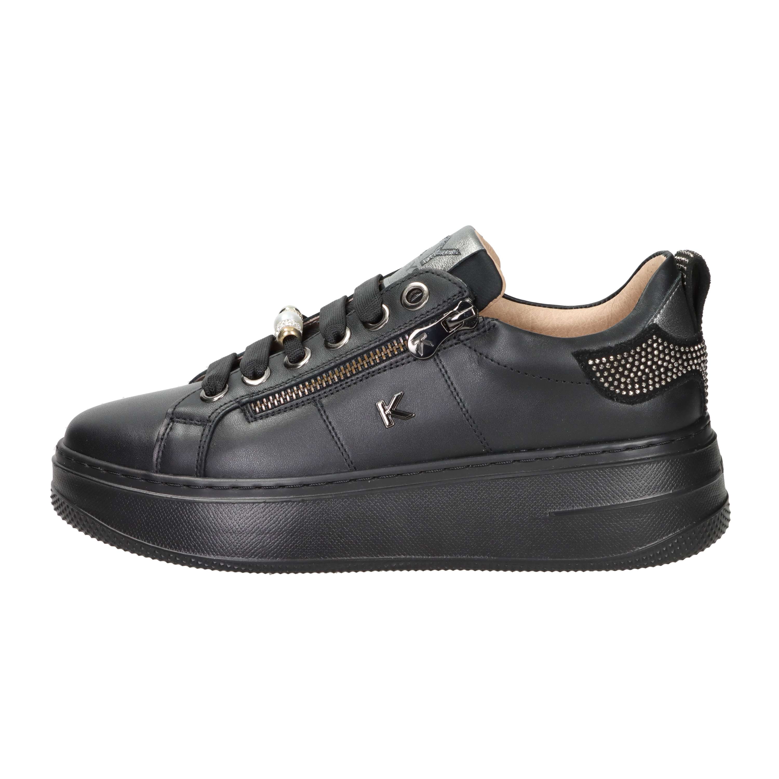 SNEAKERS BASSA K-11212 NERO