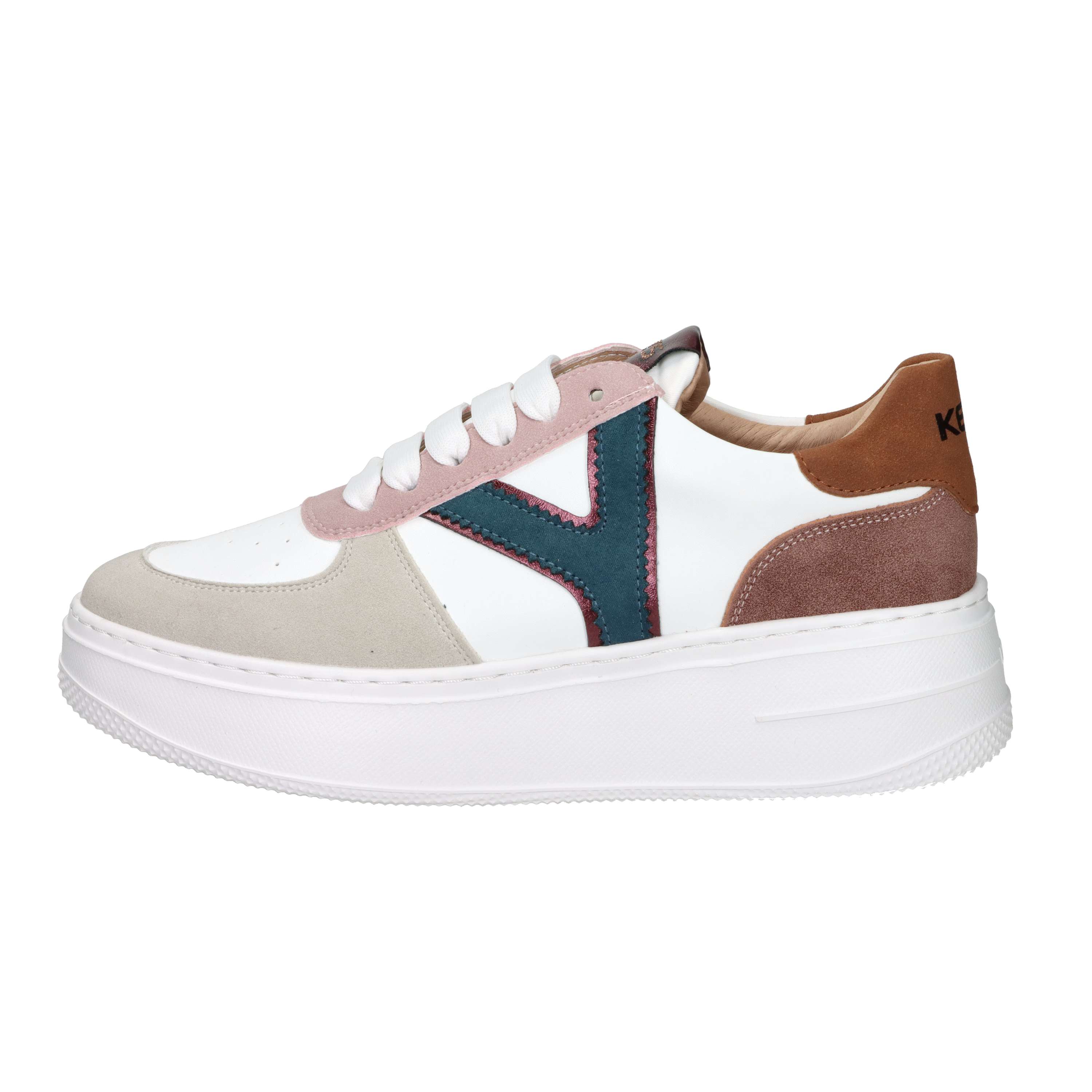 SNEAKERS BASSA K-11211 BIANCO/ROSA