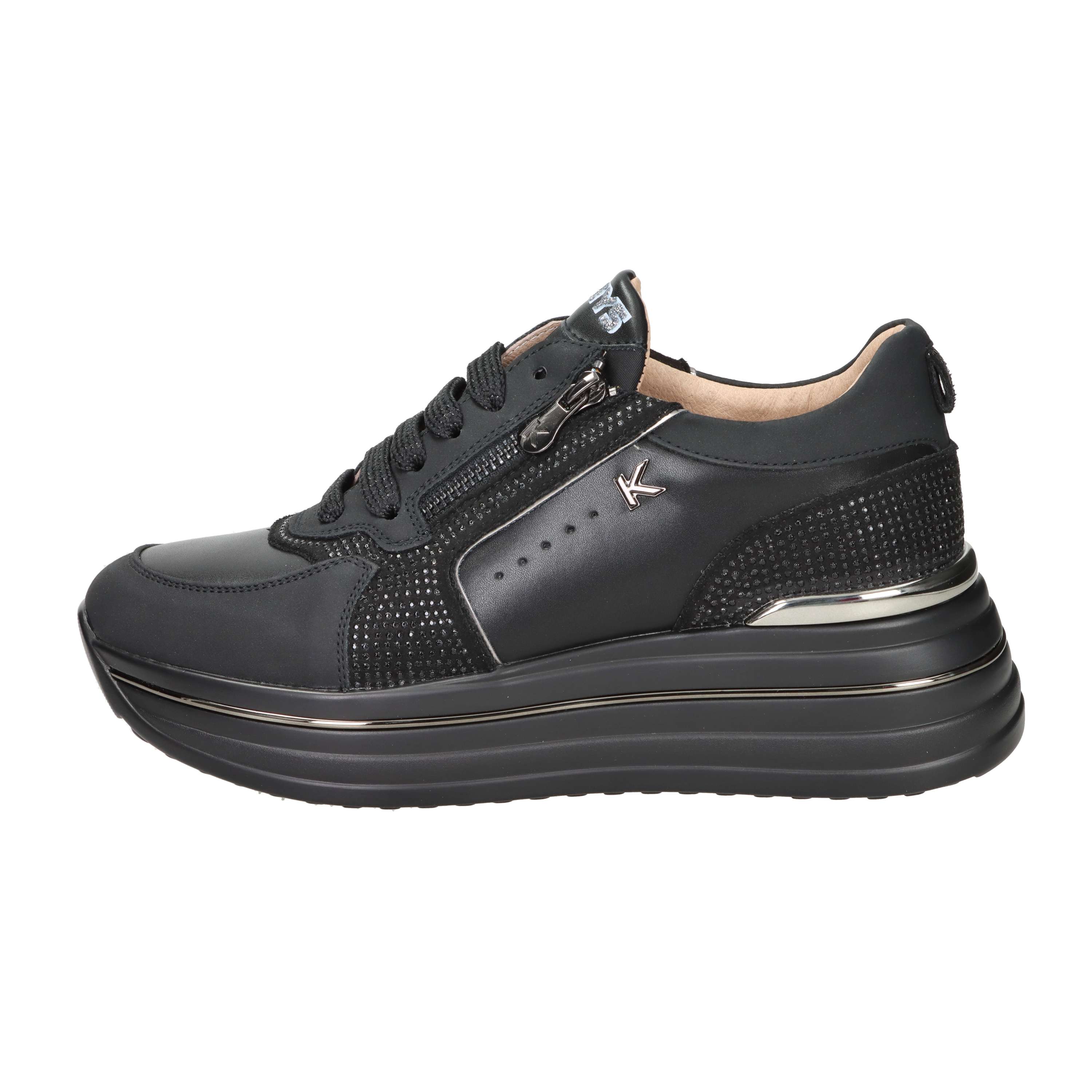 SNEAKERS BASSA K-11282 NERO