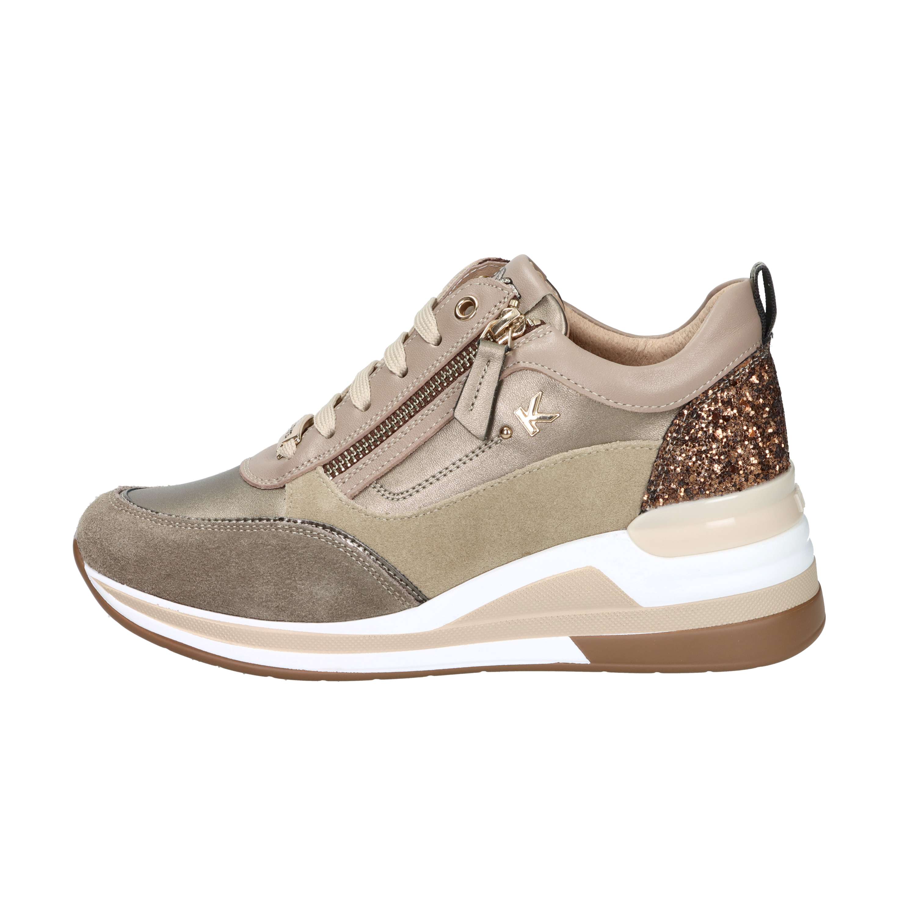SNEAKERS BASSA K-11242 BRONZO