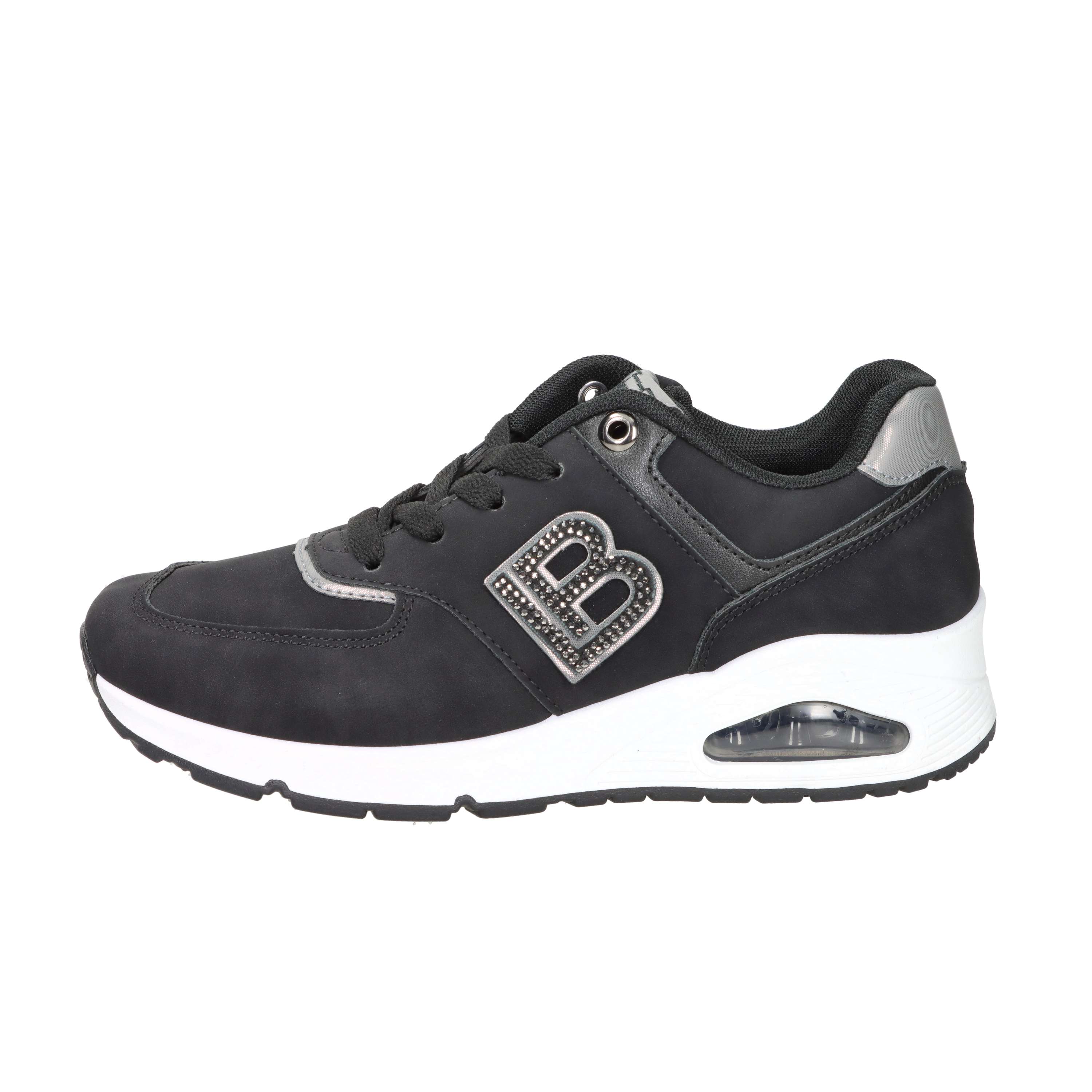SNEAKERS BASSA 9229 NERO